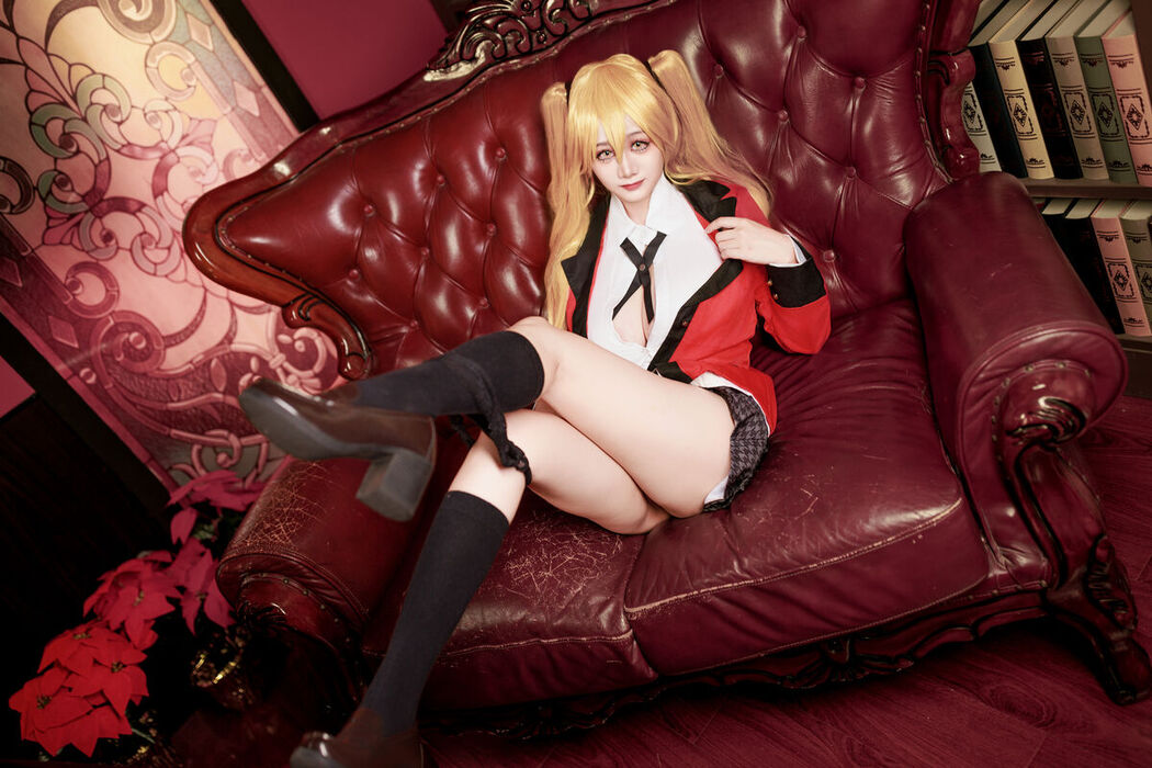 Coser@阿雪雪 &#8211; 狂赌之渊 早乙女芽亚里 制服 (90P)
