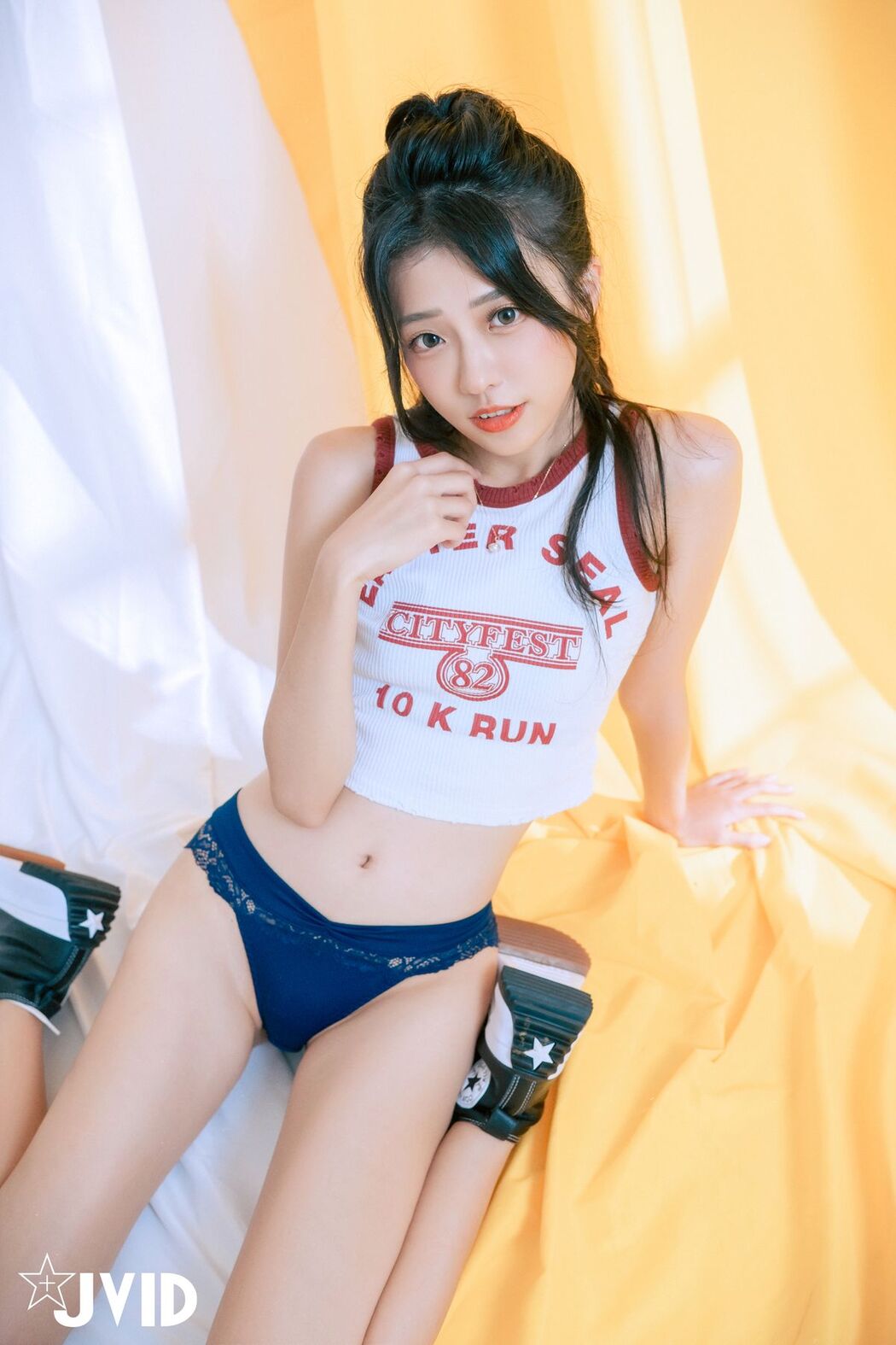 JVID Yan Yan 妍妍 Angel &#8211; 網拍模特兒の淺規則－妍妍 遭射淫師脅迫脫衣強拍裸照 配合度太高反而引起射淫師邪念 Part02 (61P)