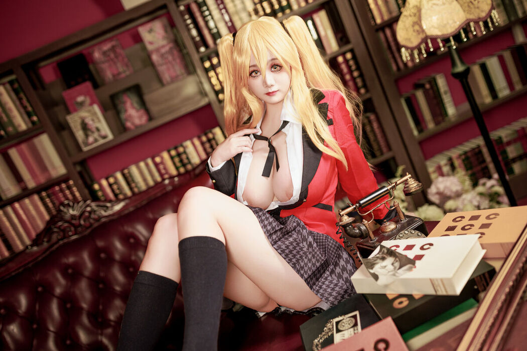 Coser@阿雪雪 &#8211; 狂赌之渊 早乙女芽亚里 制服 (90P)