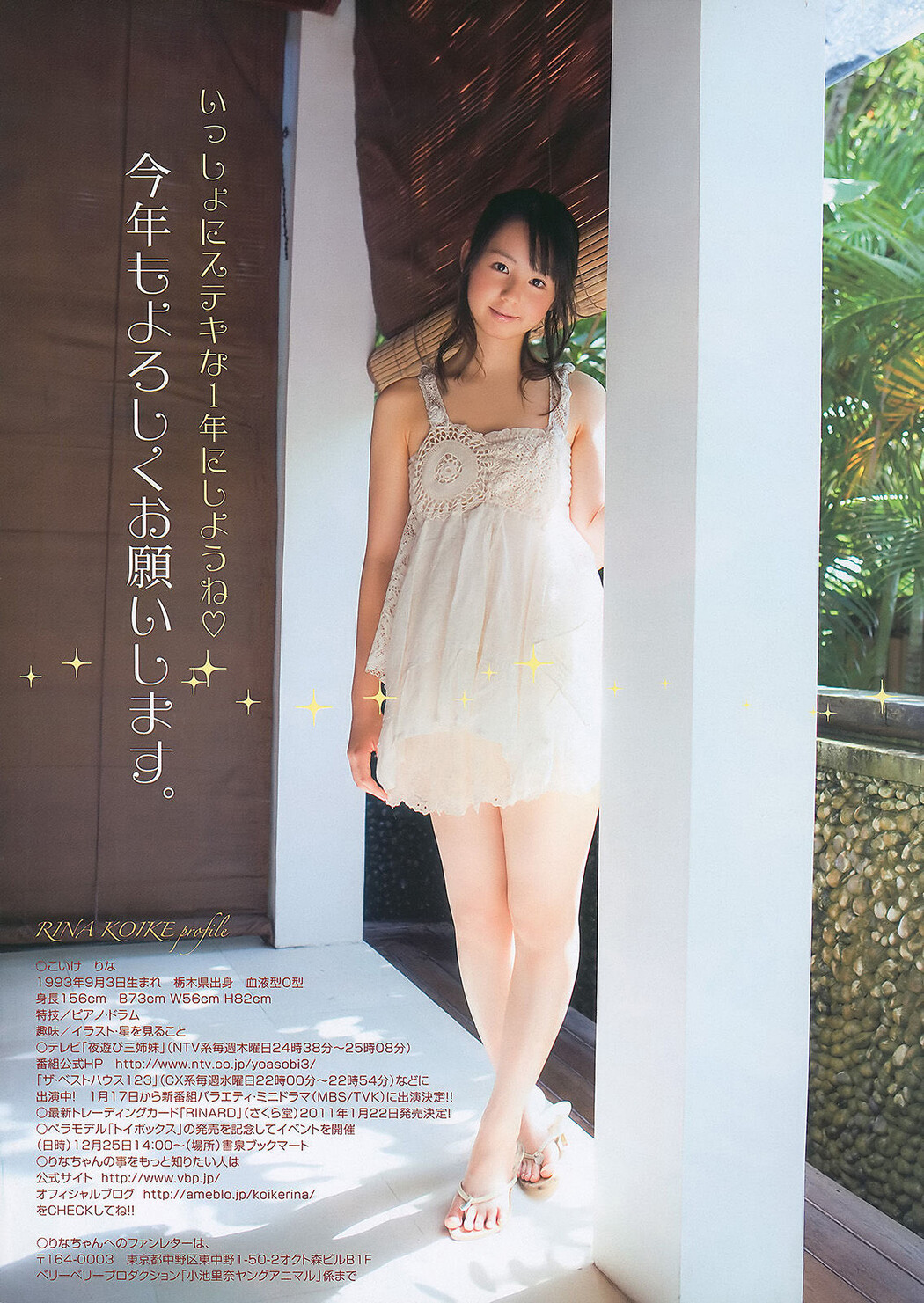 Yuma Asami 麻美ゆま, Young Animal 2011 No.01 (ヤングアニマル 2011年1号)