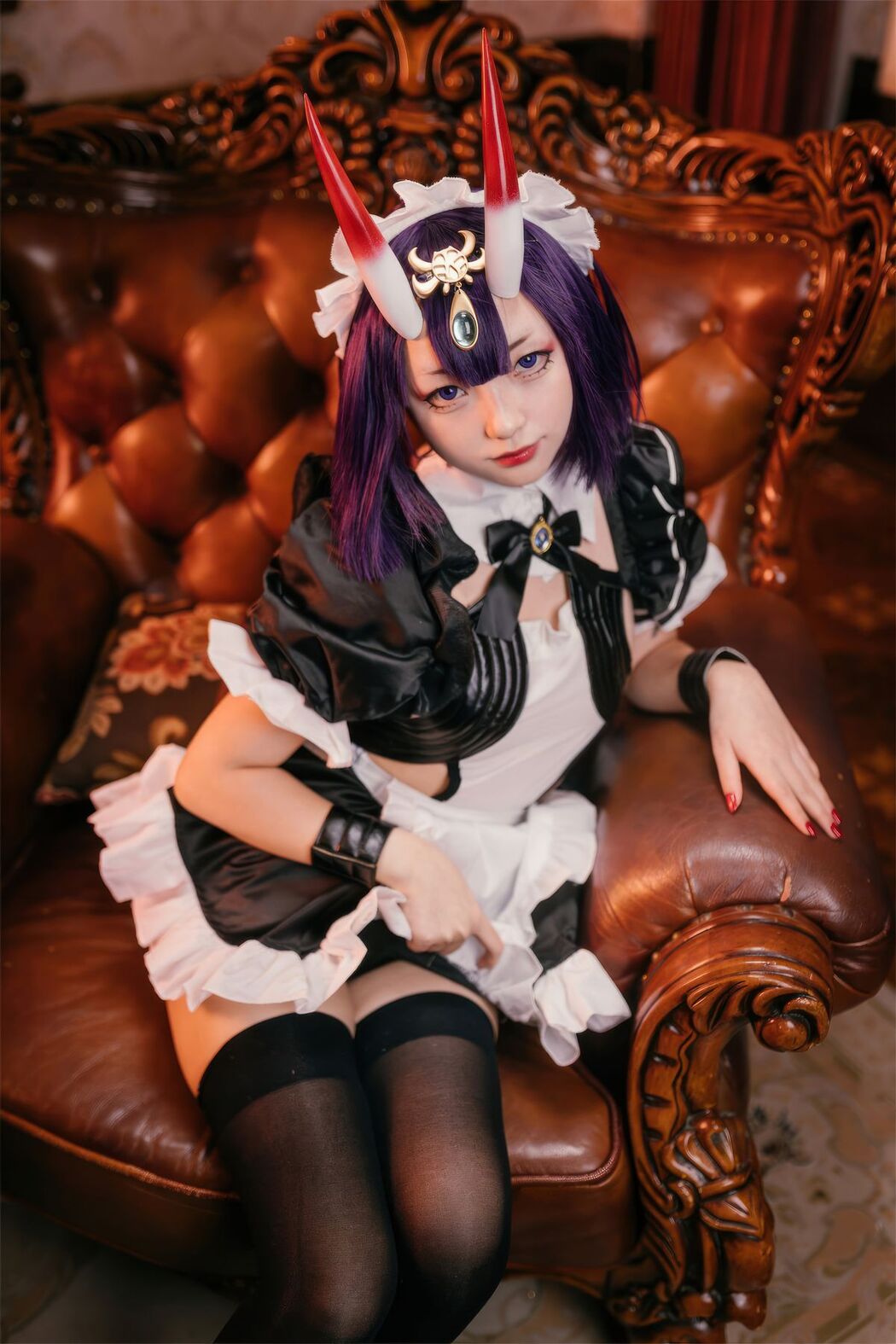 Coser@花铃 – FGO 酒吞童子 女仆 (73P)