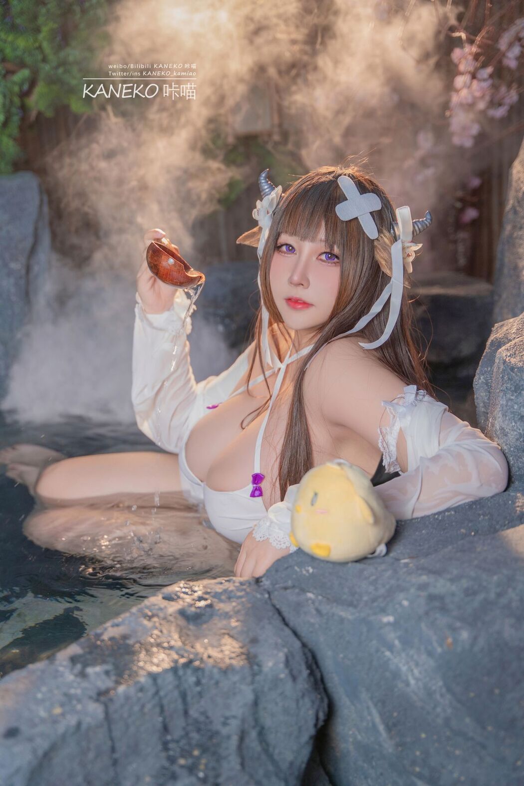 Coser@KANEKO_咔喵 – 樫野泳装 (52P)