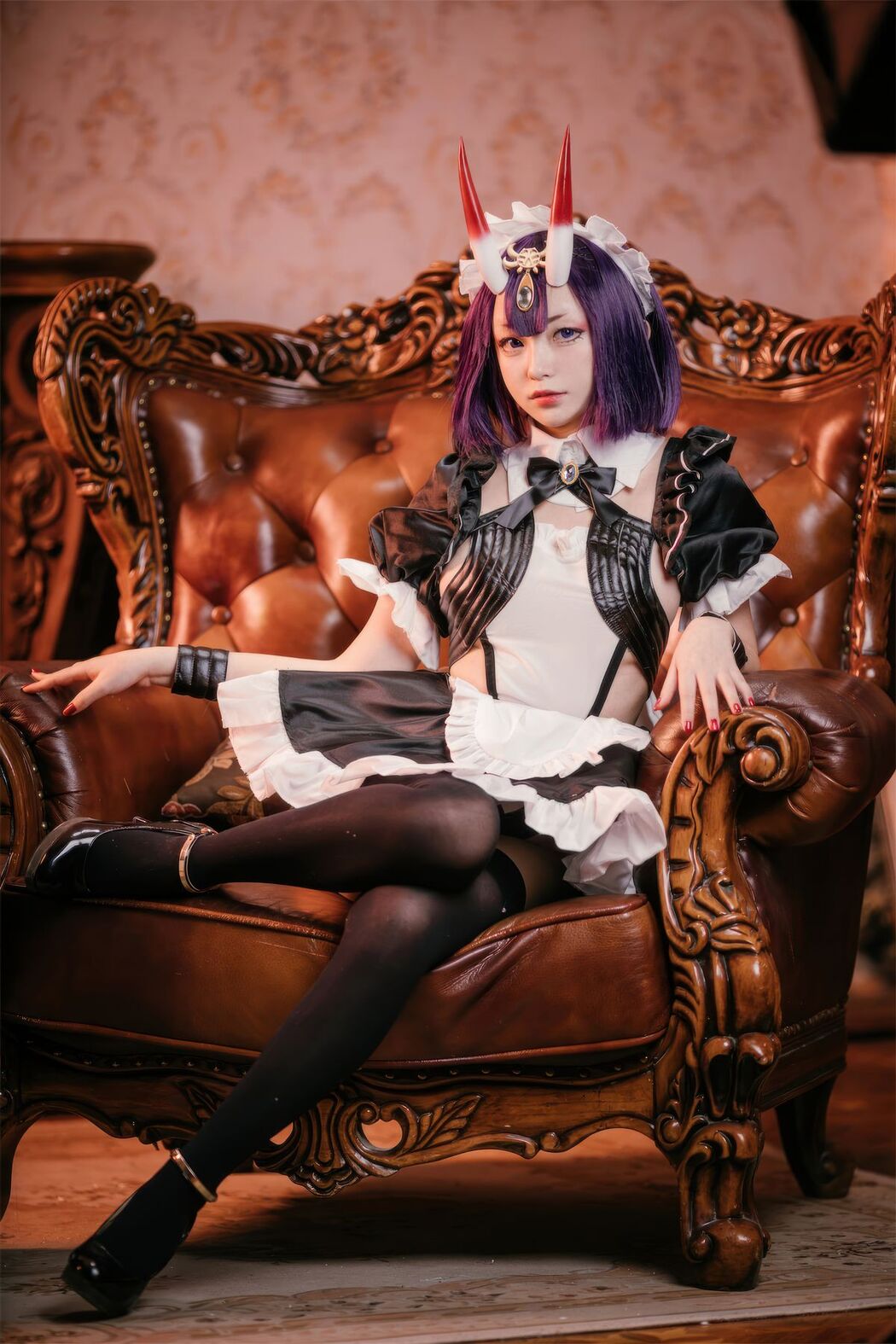 Coser@花铃 – FGO 酒吞童子 女仆 (73P)