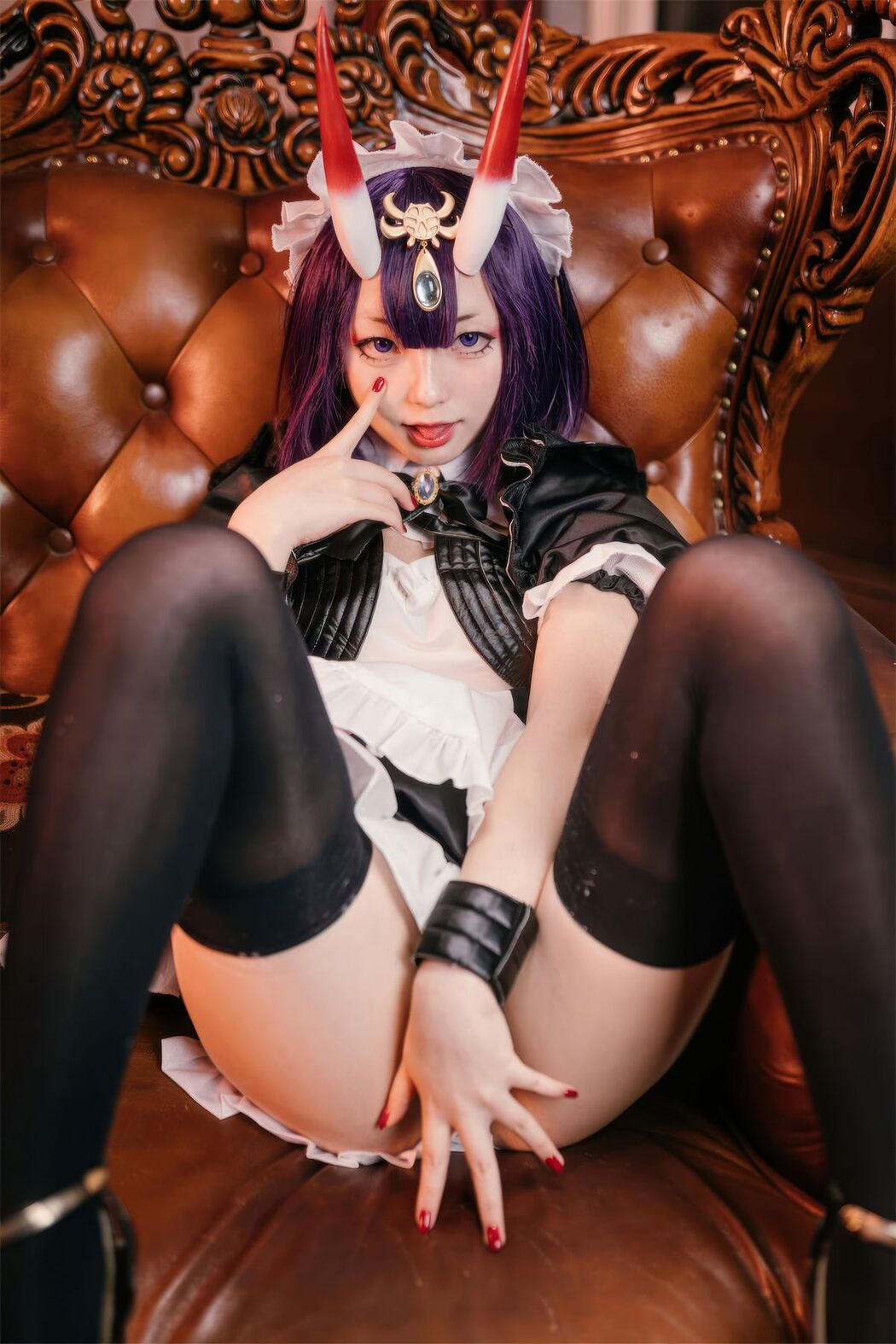 Coser@花铃 – FGO 酒吞童子 女仆 (73P)