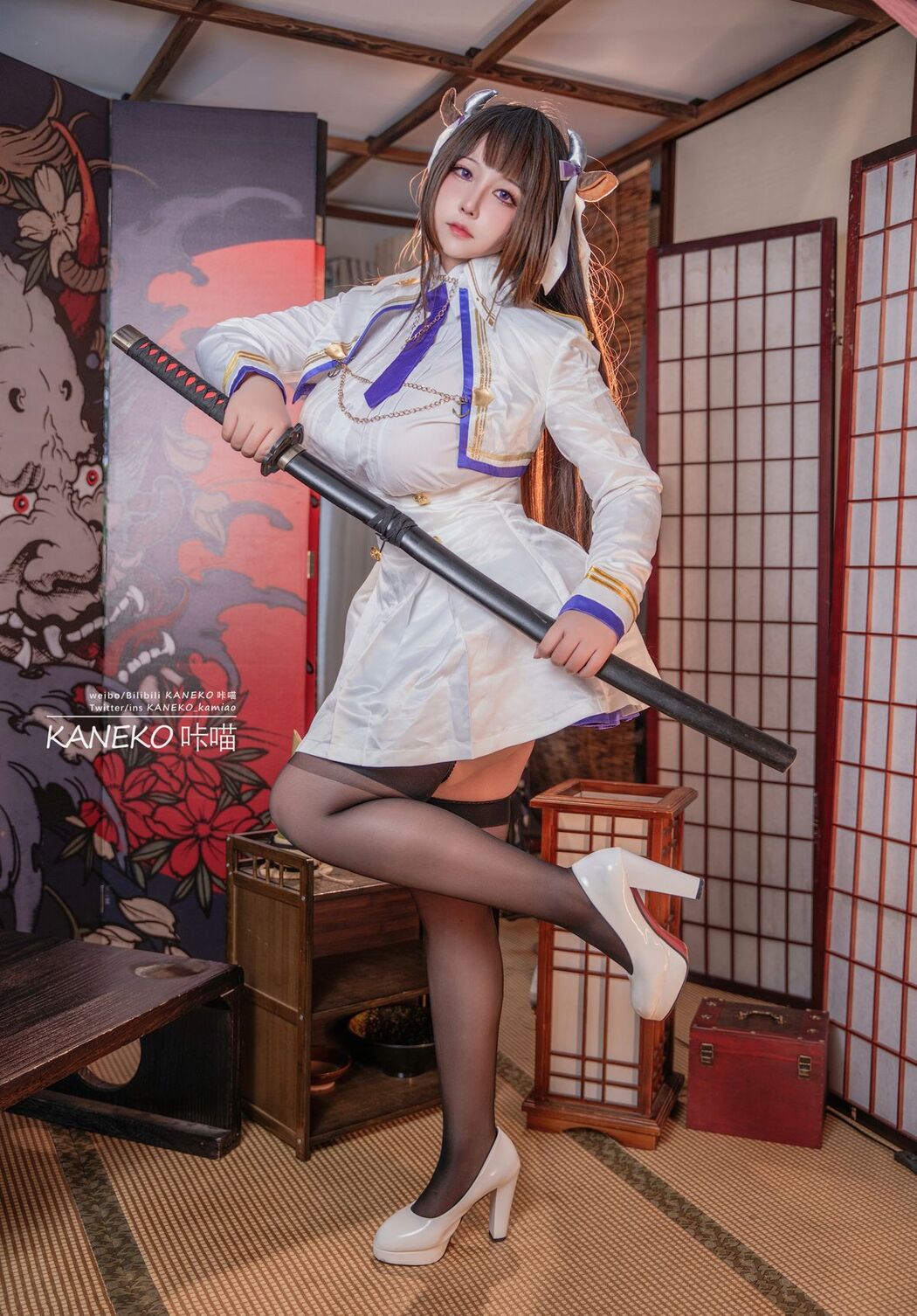 Coser@KANEKO_咔喵 – 樫野泳装 (52P)