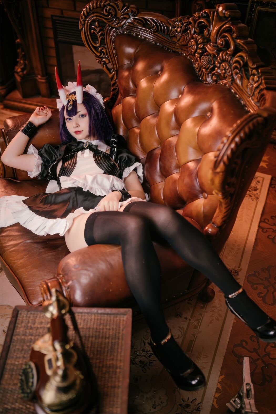 Coser@花铃 – FGO 酒吞童子 女仆 (73P)