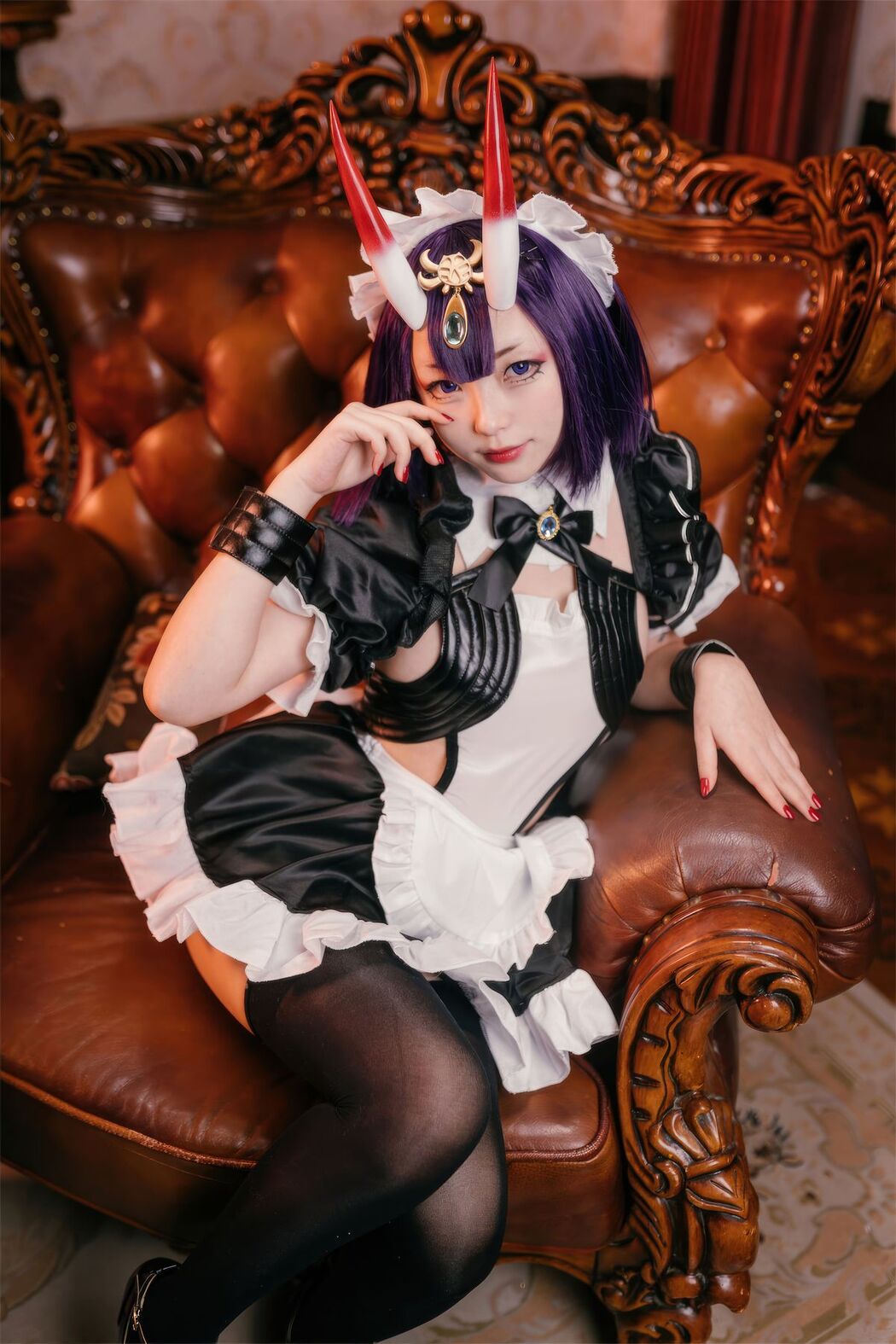 Coser@花铃 – FGO 酒吞童子 女仆 (73P)