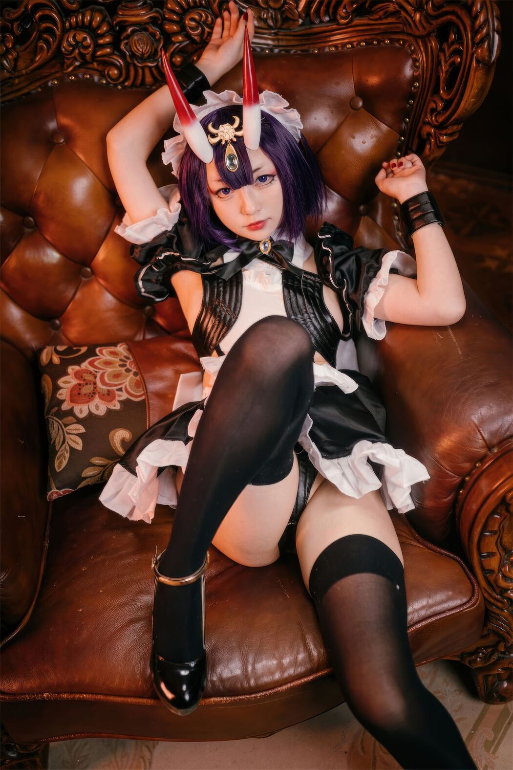 Coser@花铃 – FGO 酒吞童子 女仆 (73P)
