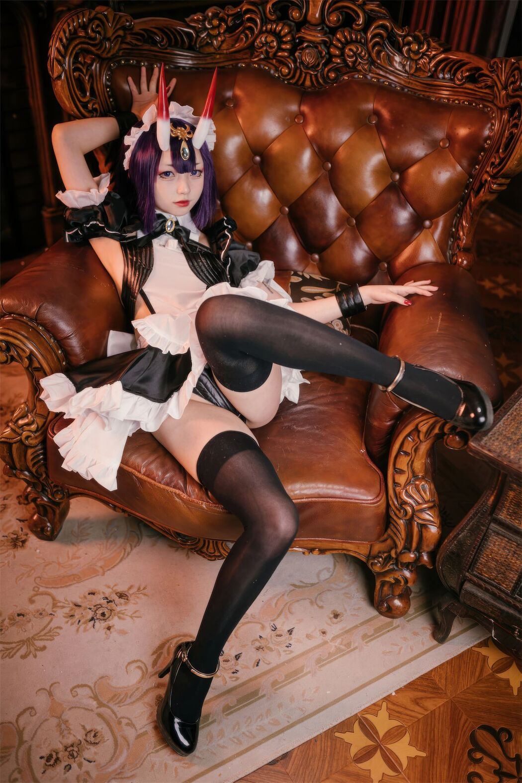 Coser@花铃 – FGO 酒吞童子 女仆 (73P)