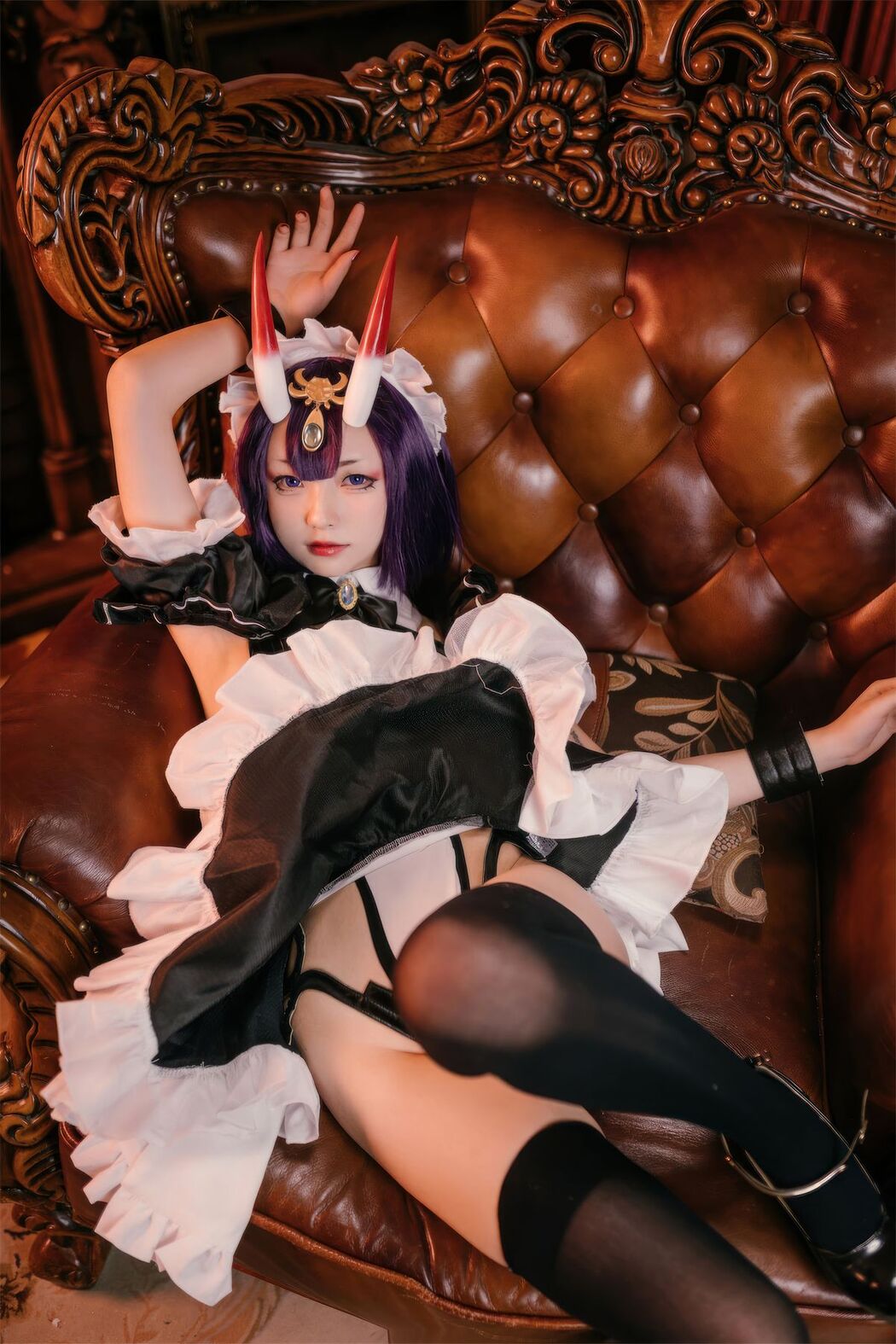 Coser@花铃 – FGO 酒吞童子 女仆 (73P)