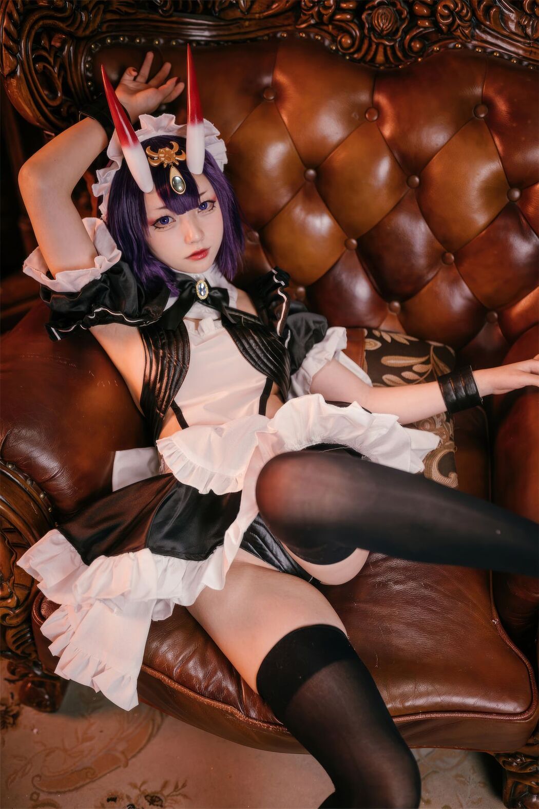 Coser@花铃 – FGO 酒吞童子 女仆 (73P)