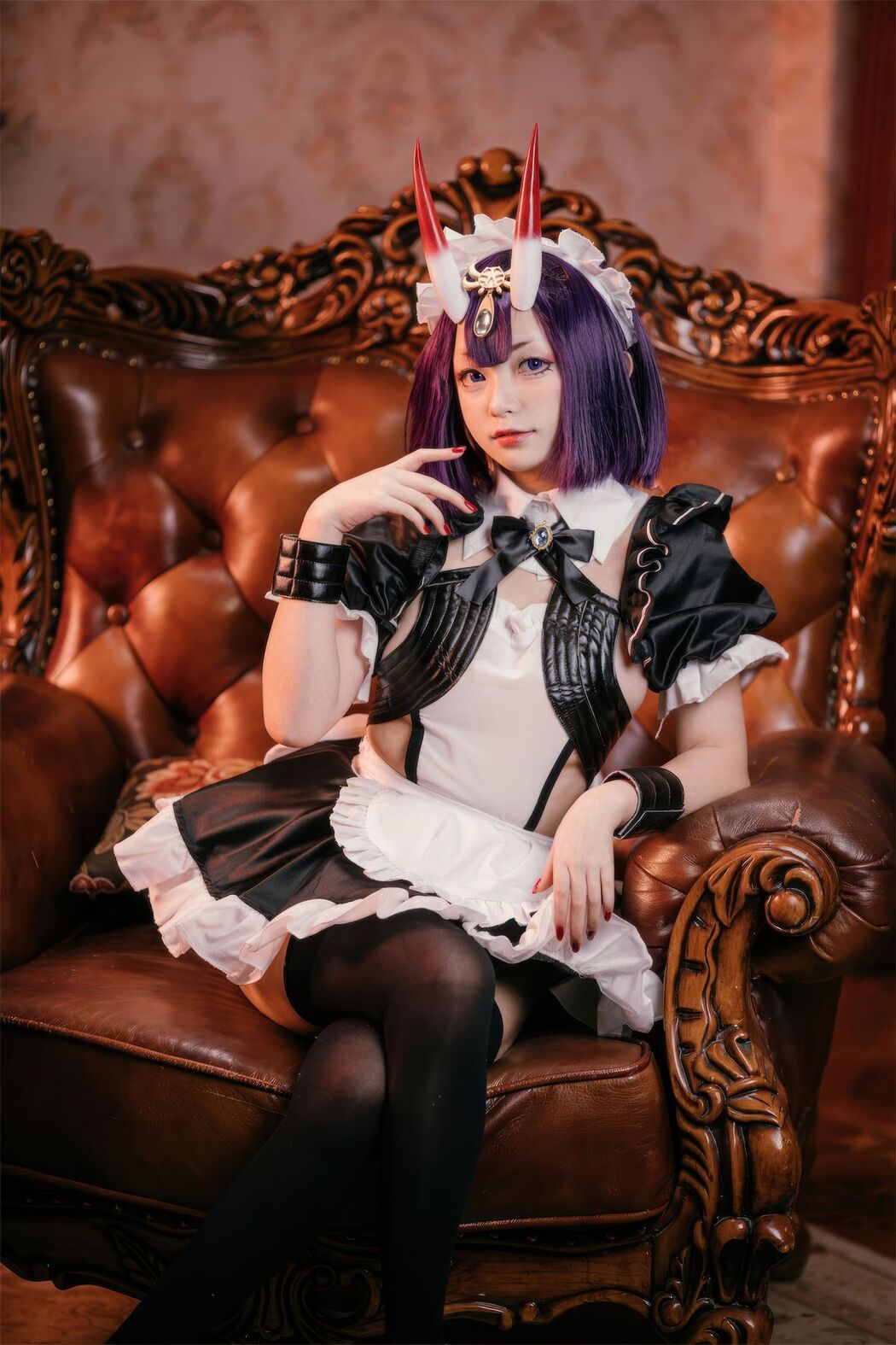 Coser@花铃 – FGO 酒吞童子 女仆 (73P)