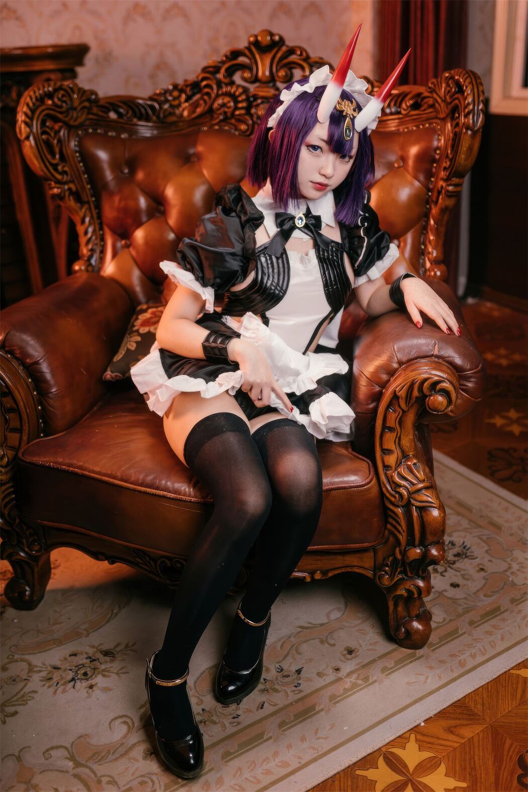 Coser@花铃 – FGO 酒吞童子 女仆 (73P)
