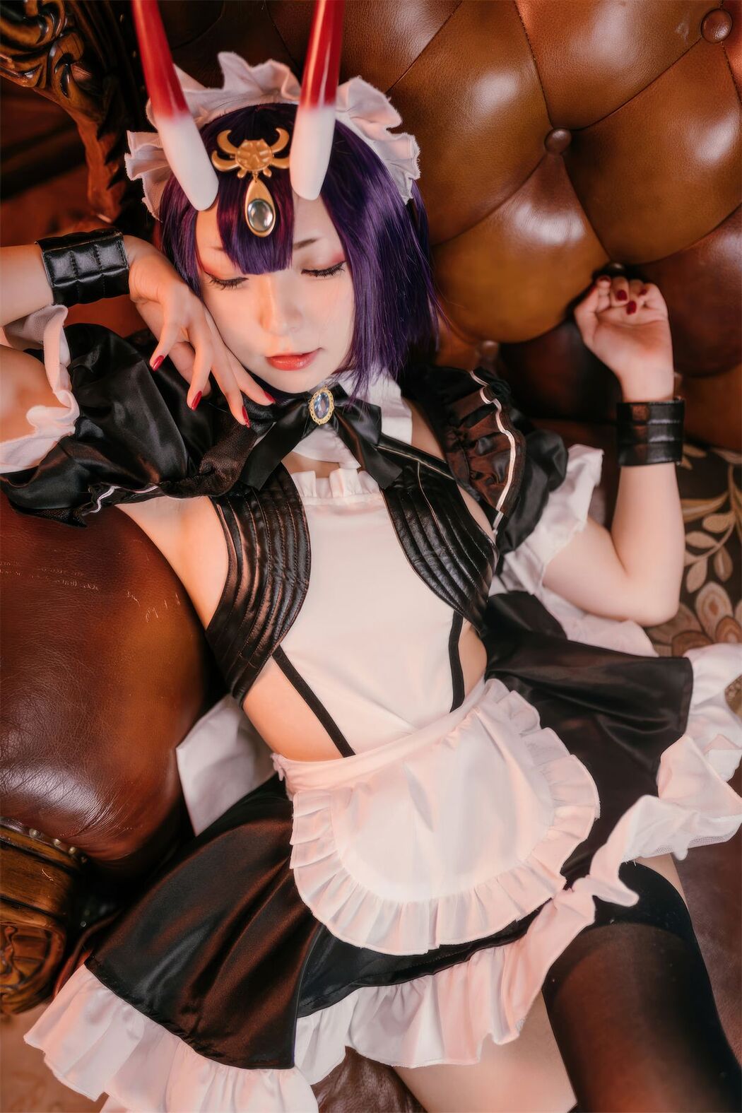 Coser@花铃 – FGO 酒吞童子 女仆 (73P)