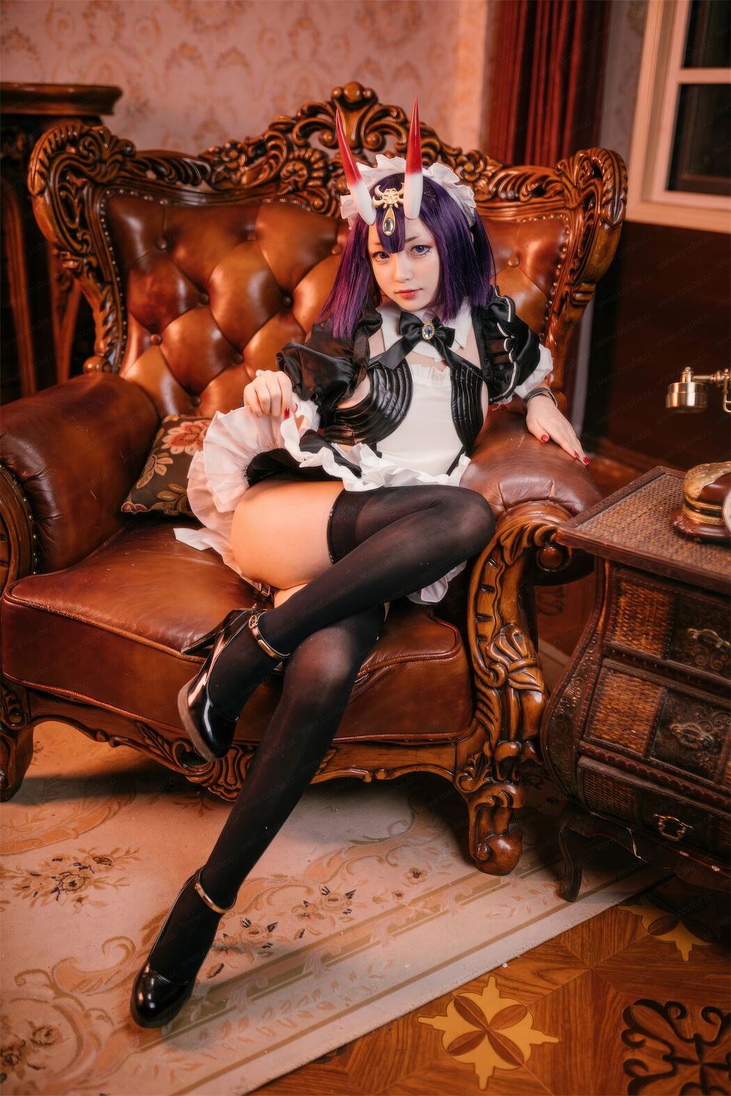 Coser@花铃 – FGO 酒吞童子 女仆 (73P)