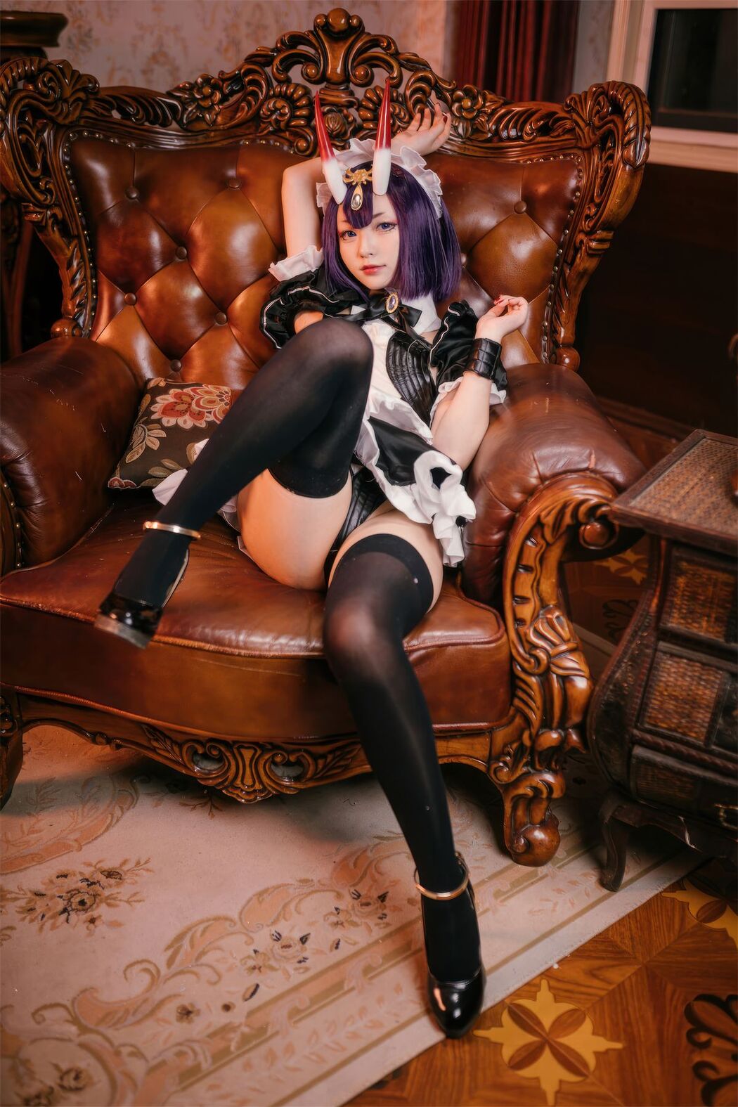 Coser@花铃 – FGO 酒吞童子 女仆 (73P)