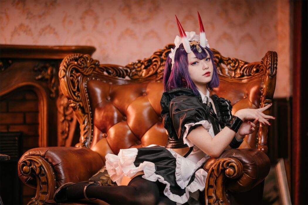 Coser@花铃 – FGO 酒吞童子 女仆 (73P)