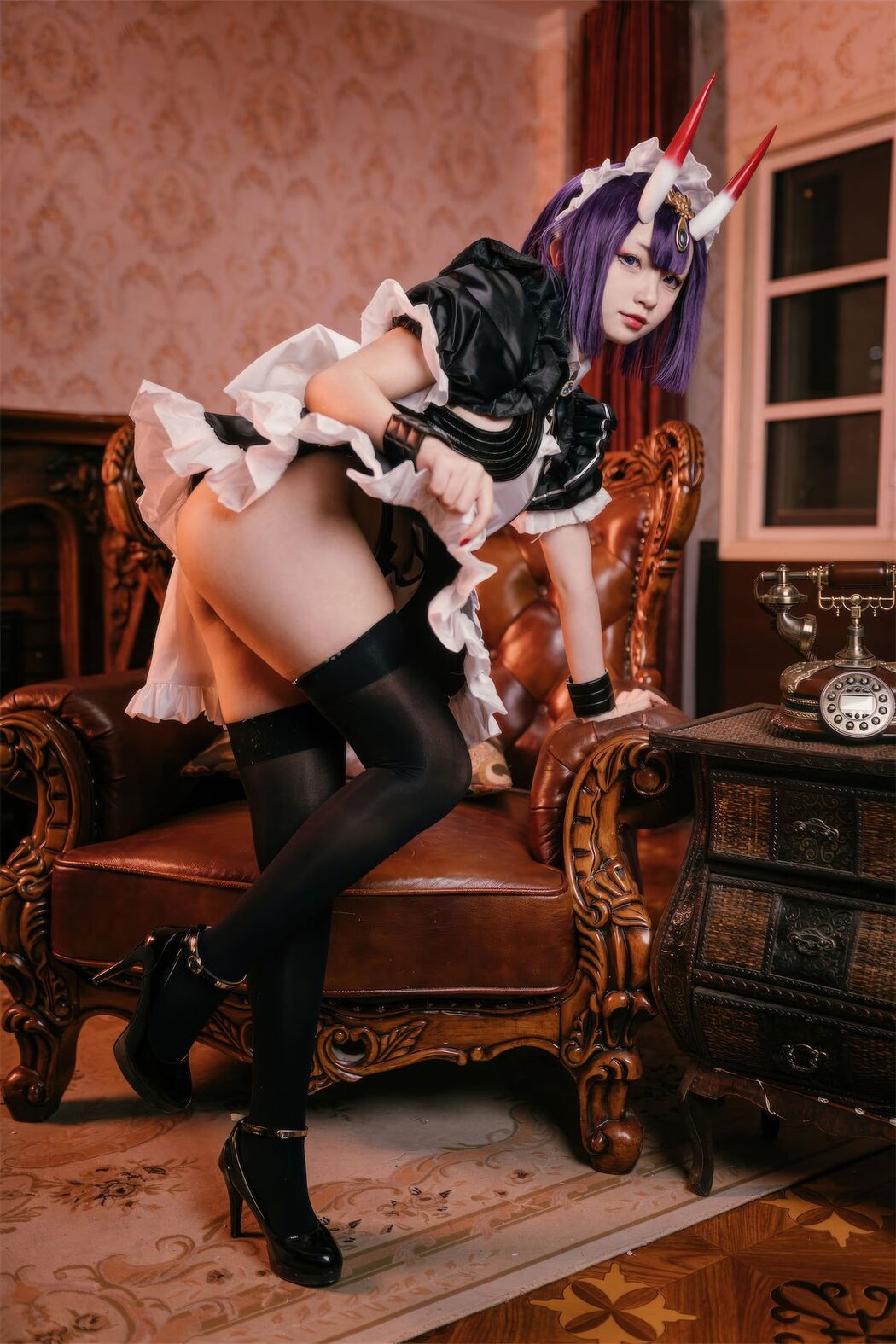 Coser@花铃 – FGO 酒吞童子 女仆 (73P)