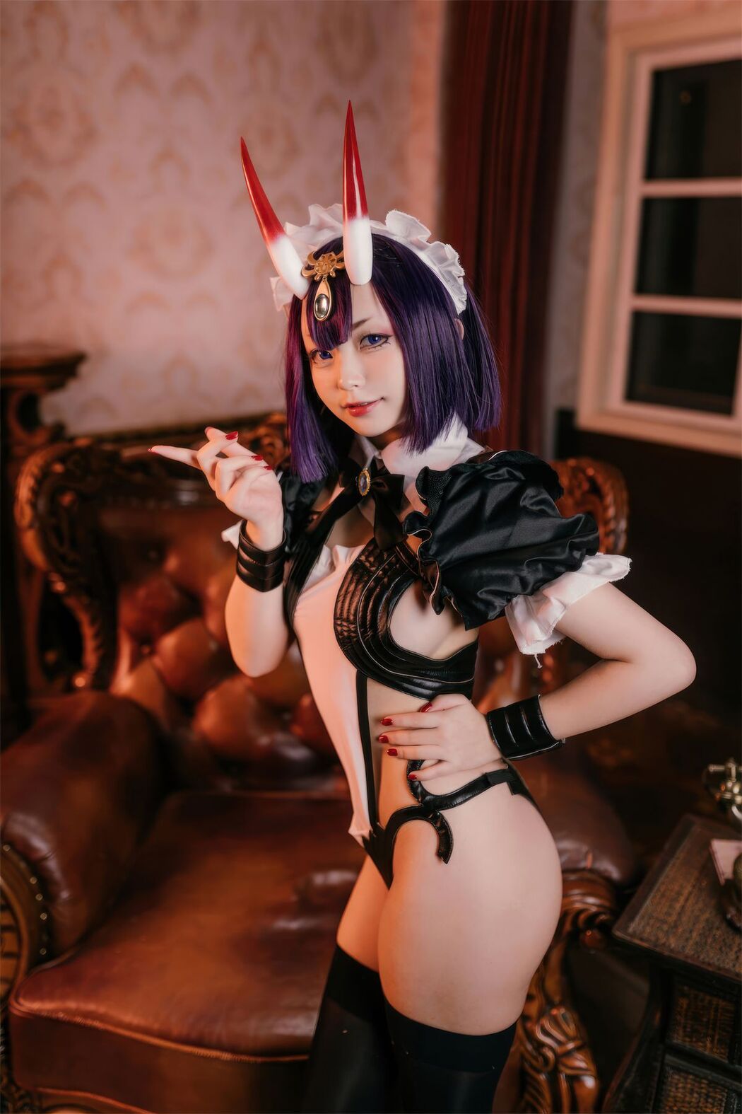 Coser@花铃 – FGO 酒吞童子 女仆 (73P)