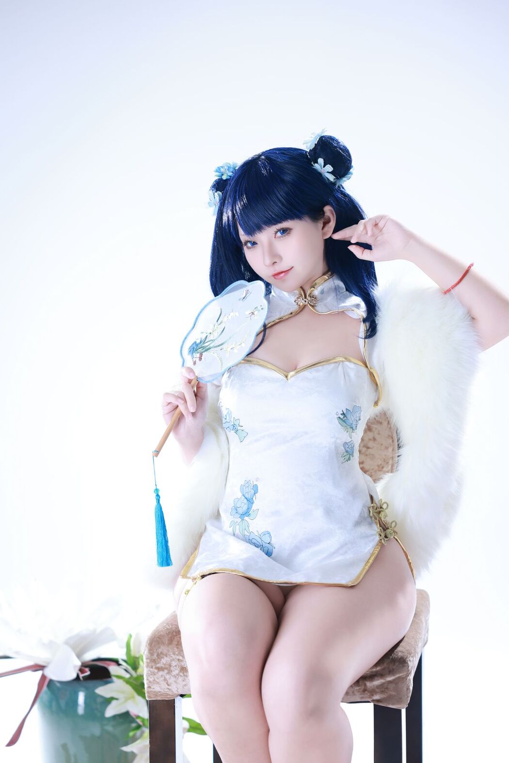 Coser@G44不会受伤 – 宝多六花旗袍 (35P)