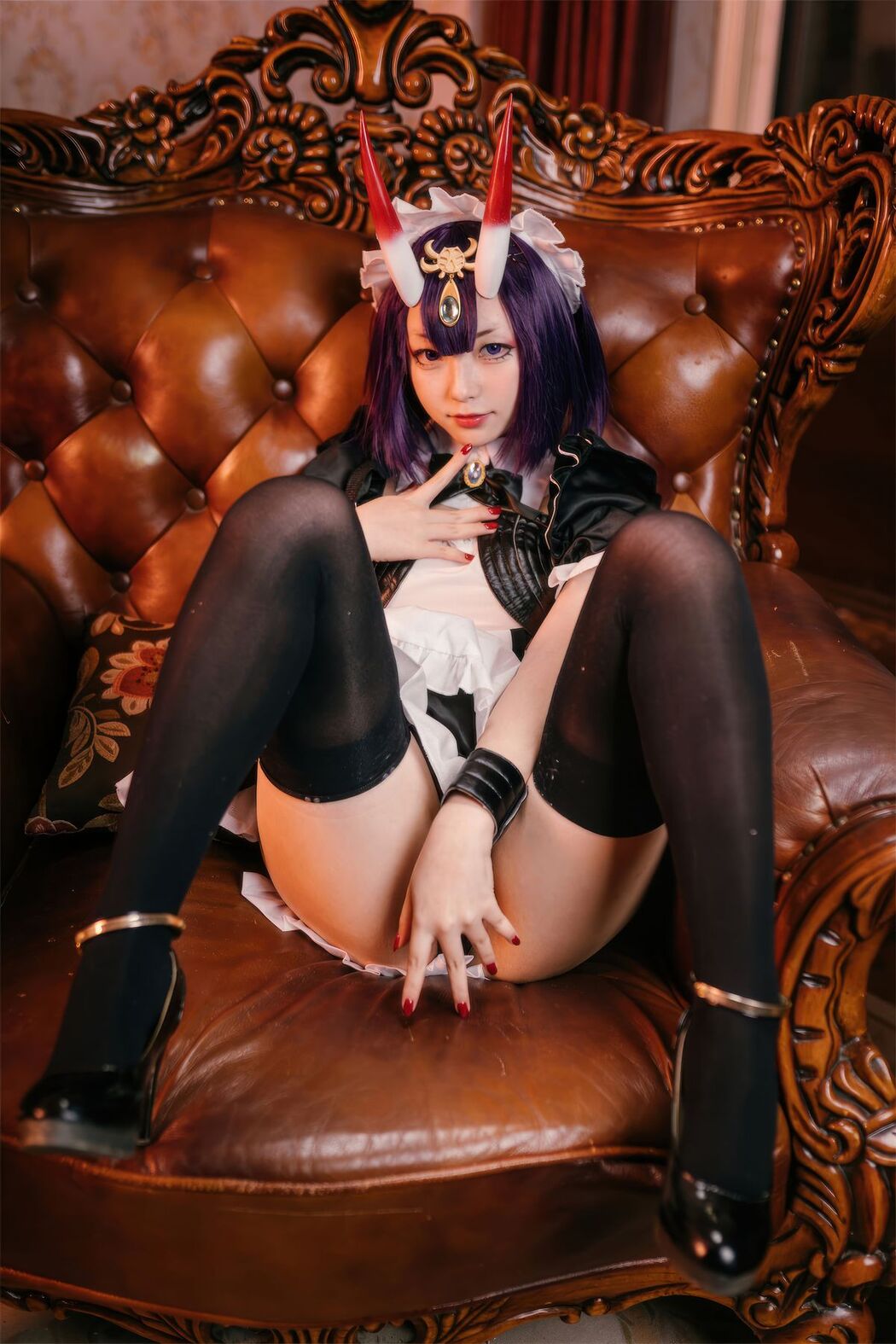 Coser@花铃 – FGO 酒吞童子 女仆 (73P)