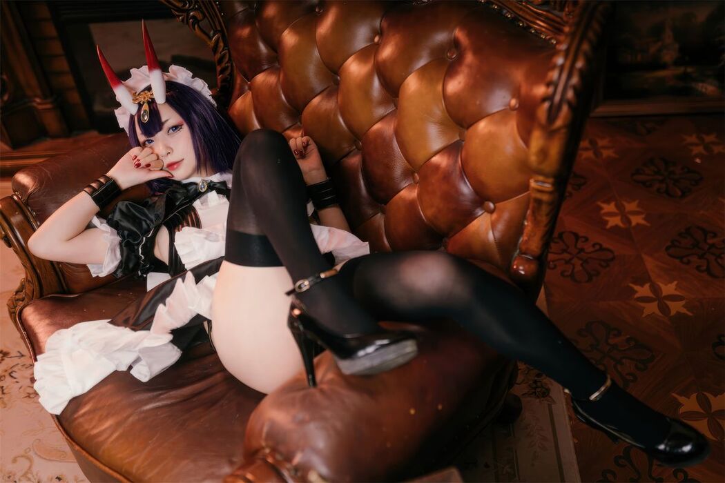 Coser@花铃 – FGO 酒吞童子 女仆 (73P)