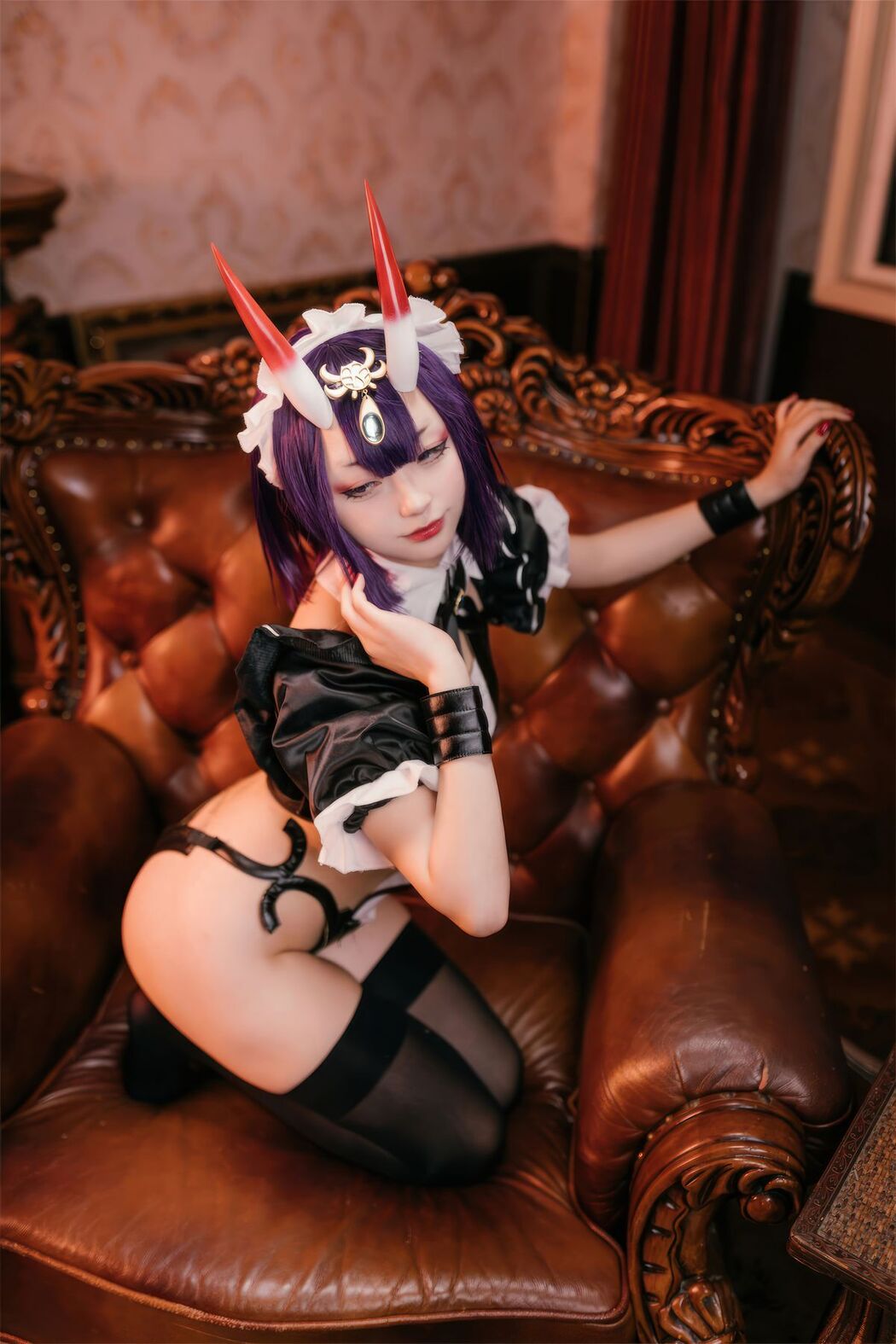 Coser@花铃 – FGO 酒吞童子 女仆 (73P)