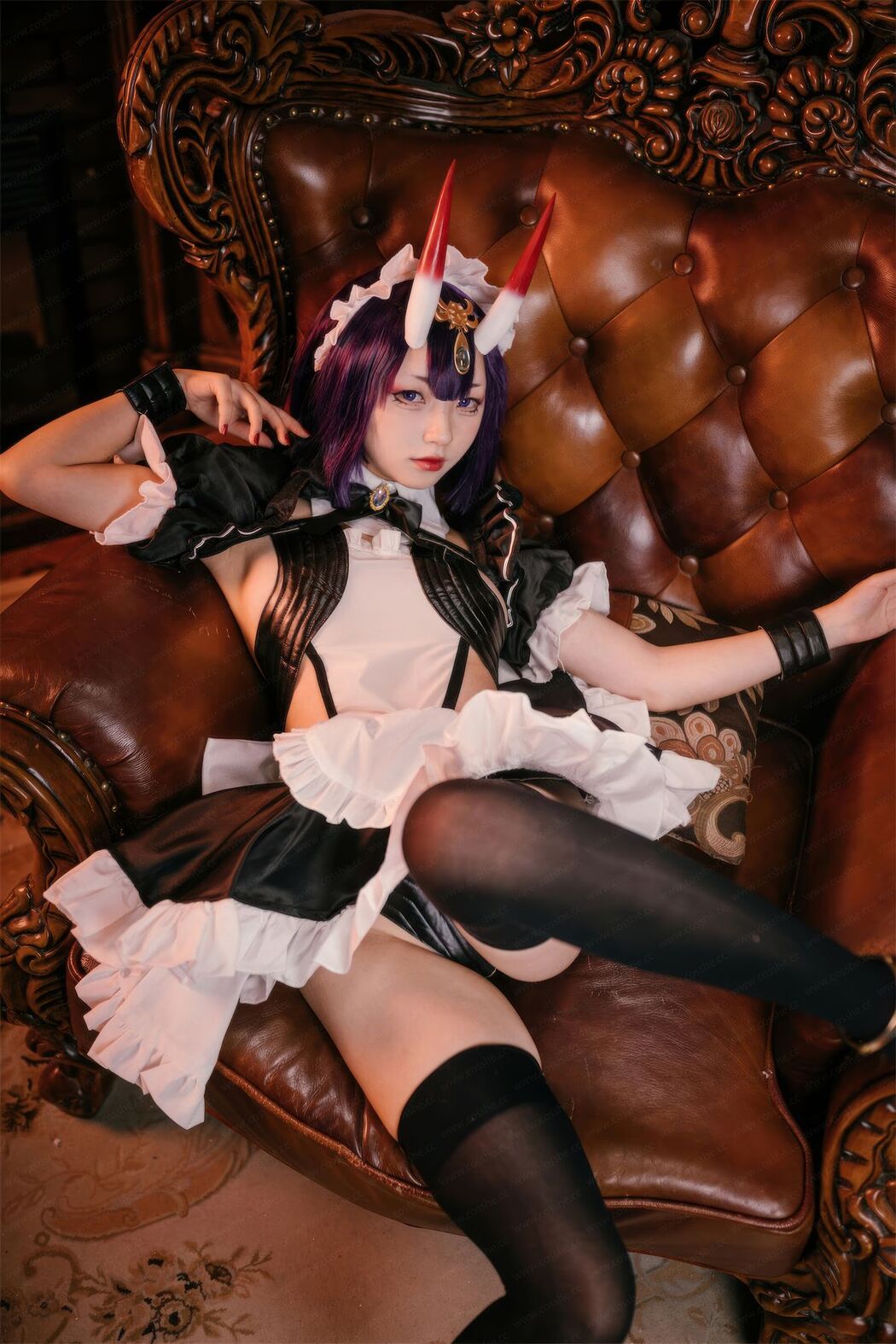 Coser@花铃 – FGO 酒吞童子 女仆 (73P)