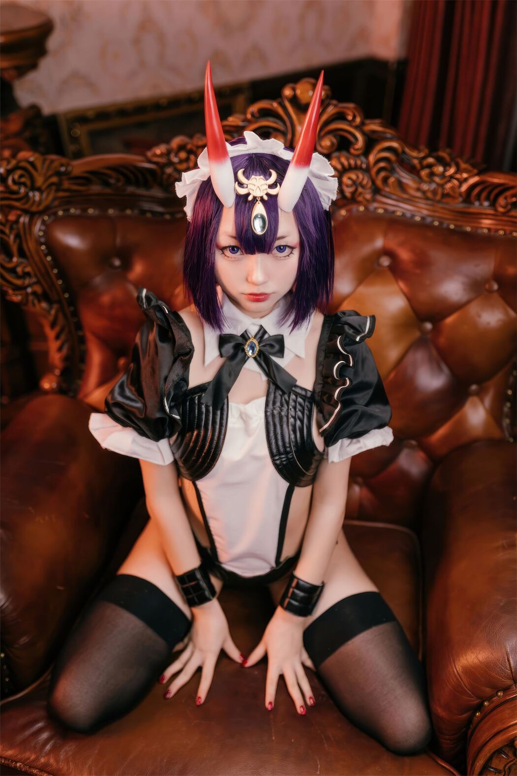 Coser@花铃 – FGO 酒吞童子 女仆 (73P)