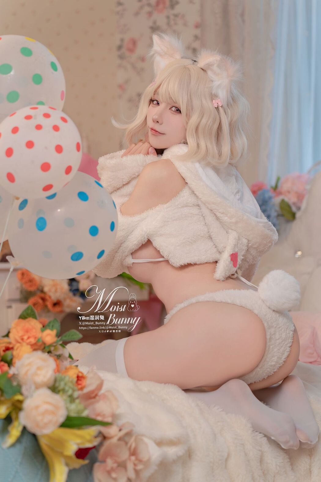 Coser@黏黏团子兔 – 02月作品『他的猫』 (76P – 1V)