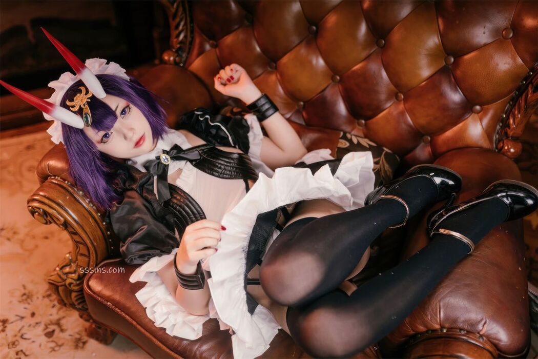 Coser@花铃 – FGO 酒吞童子 女仆 (73P)
