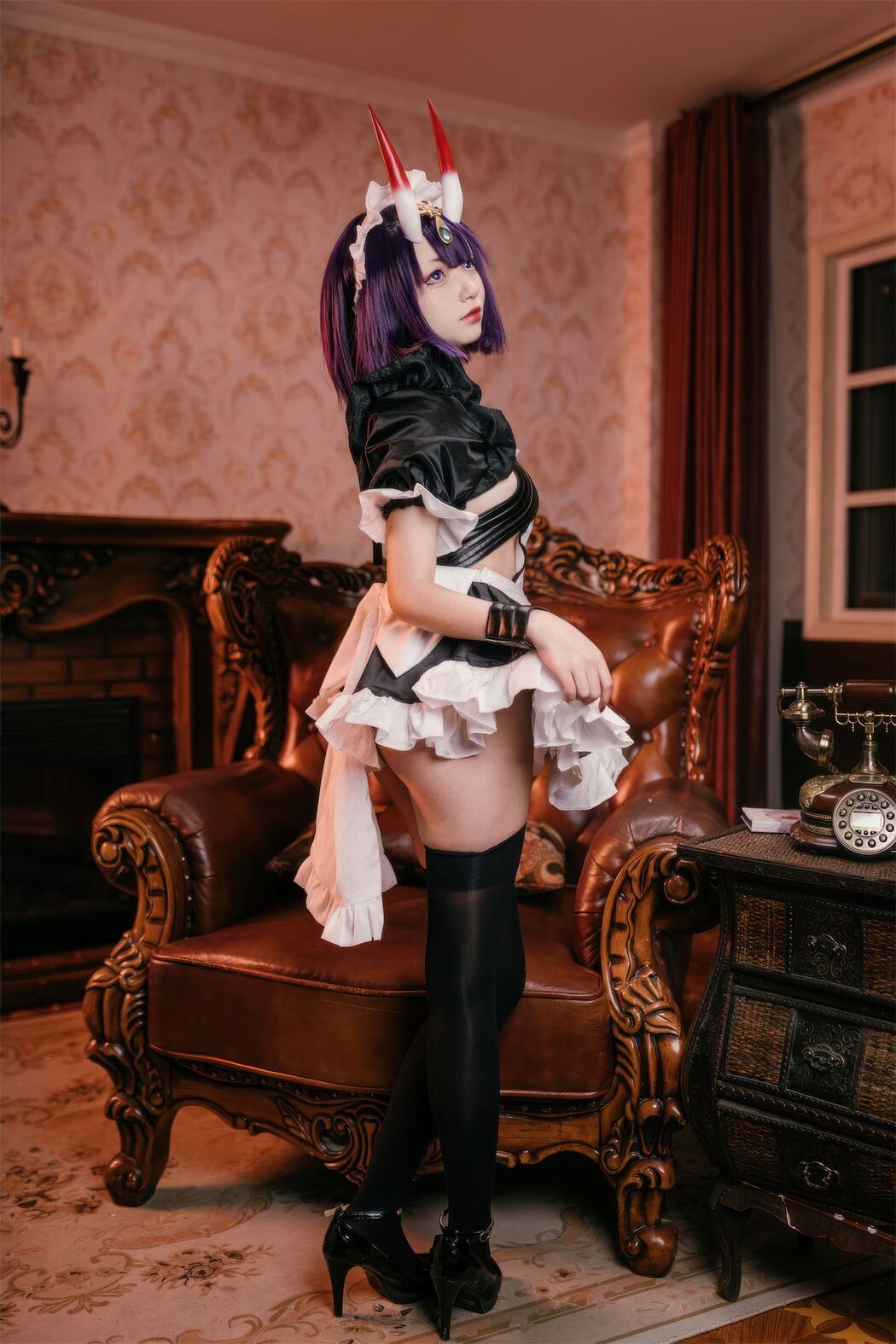 Coser@花铃 – FGO 酒吞童子 女仆 (73P)