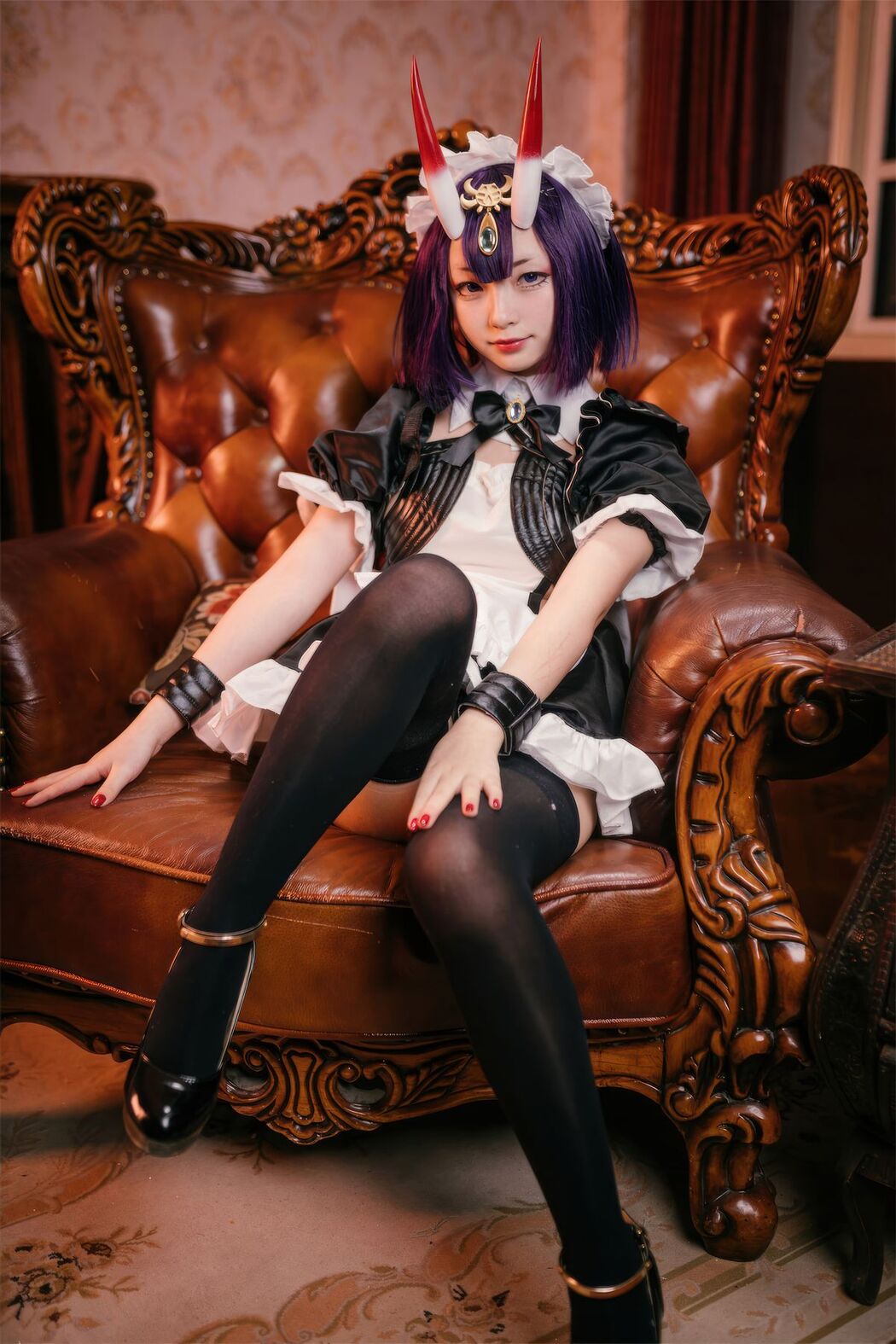 Coser@花铃 – FGO 酒吞童子 女仆 (73P)