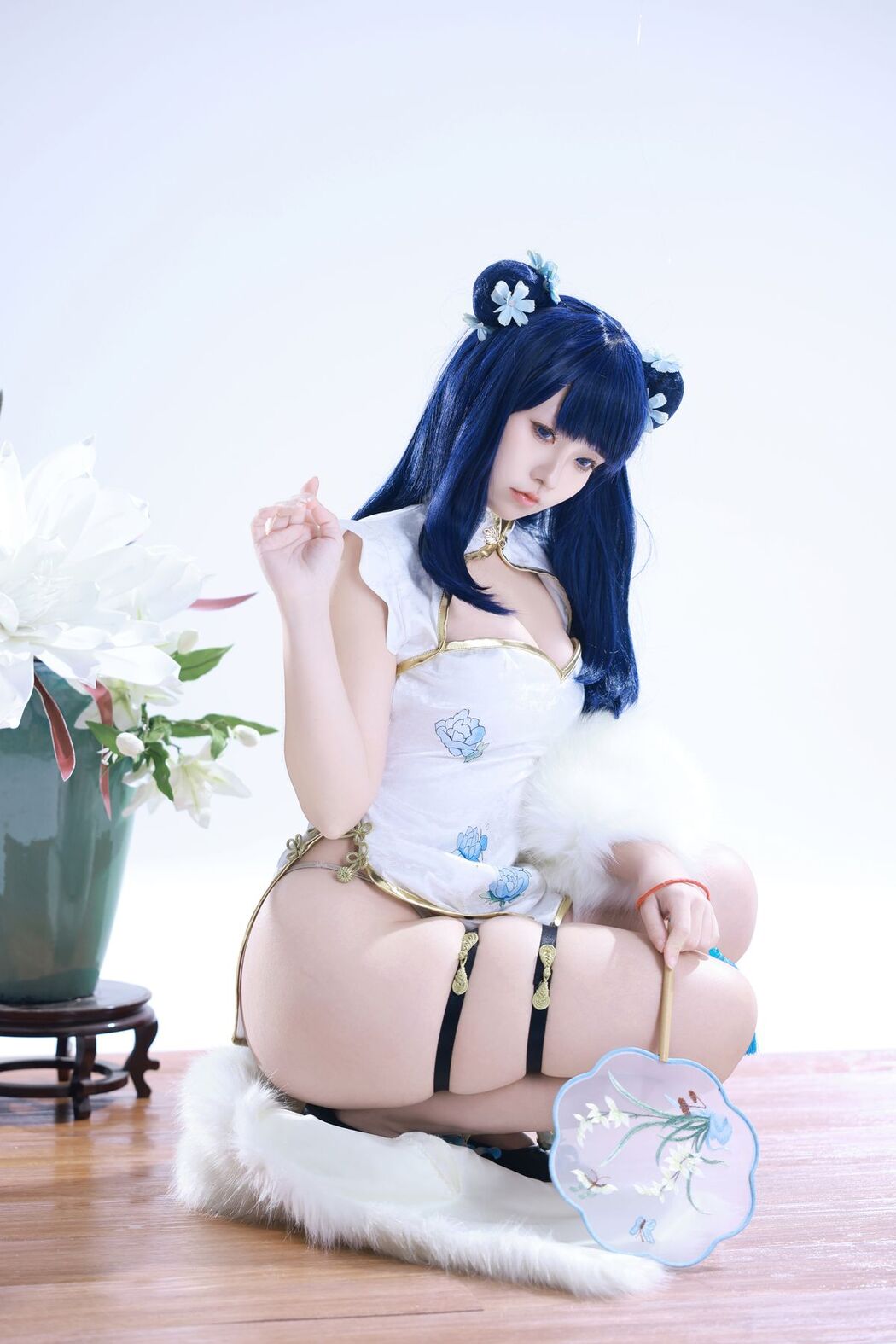 Coser@G44不会受伤 – 宝多六花旗袍 (35P)