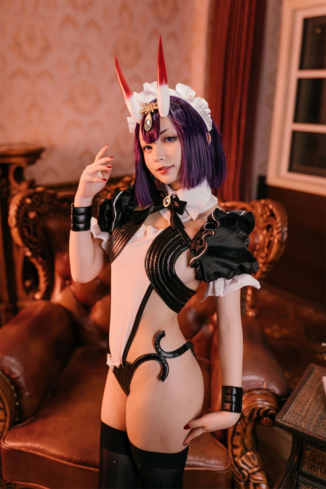 Coser@花铃 – FGO 酒吞童子 女仆 (73P)