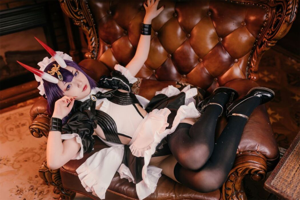 Coser@花铃 – FGO 酒吞童子 女仆 (73P)