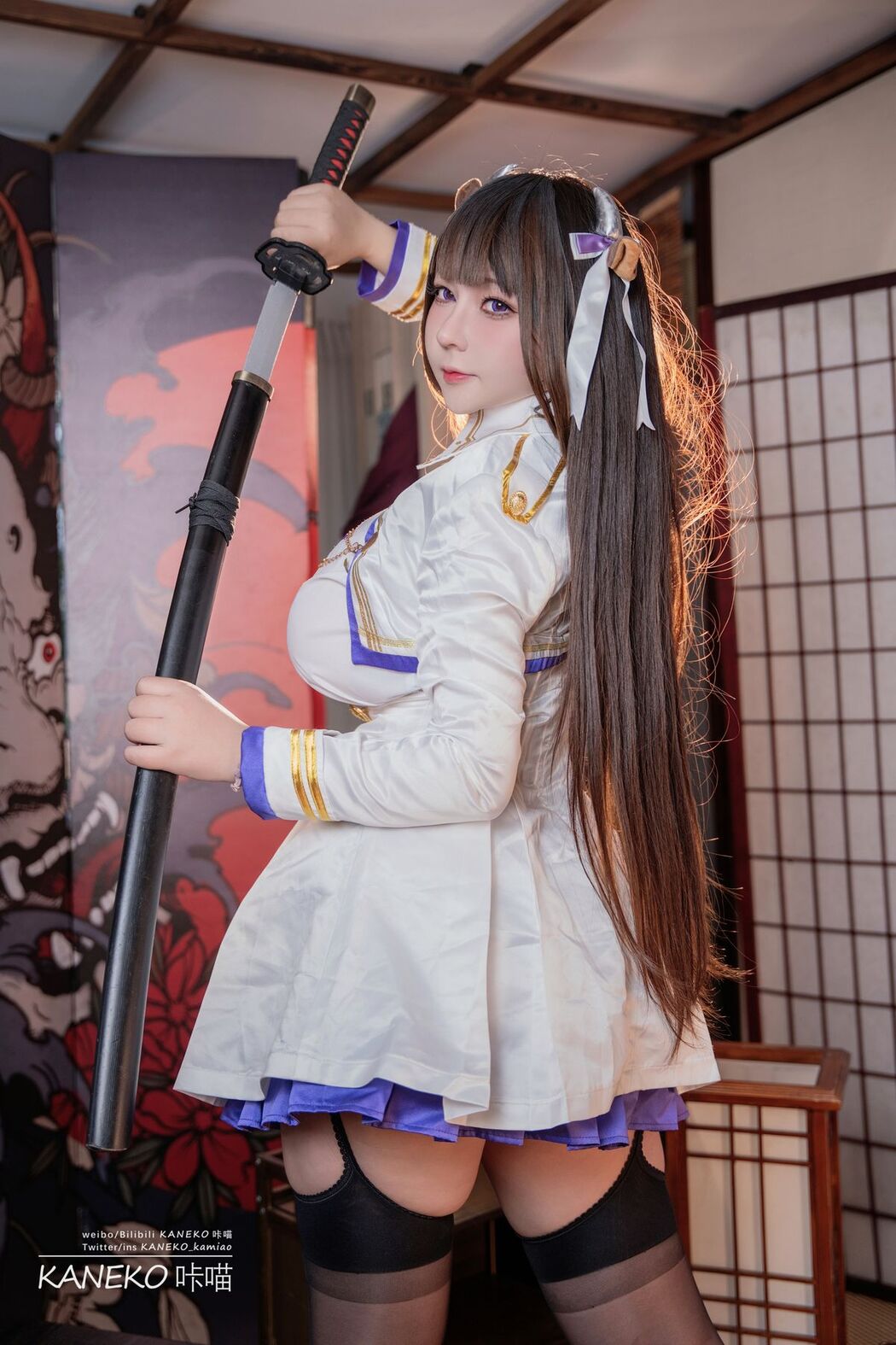 Coser@KANEKO_咔喵 – 樫野泳装 (52P)