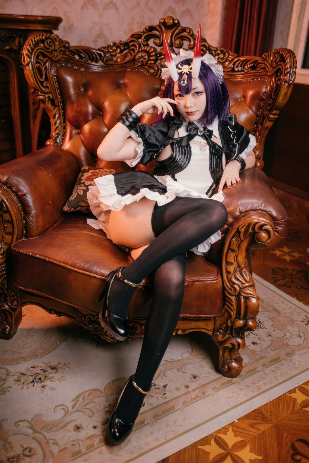 Coser@花铃 – FGO 酒吞童子 女仆 (73P)