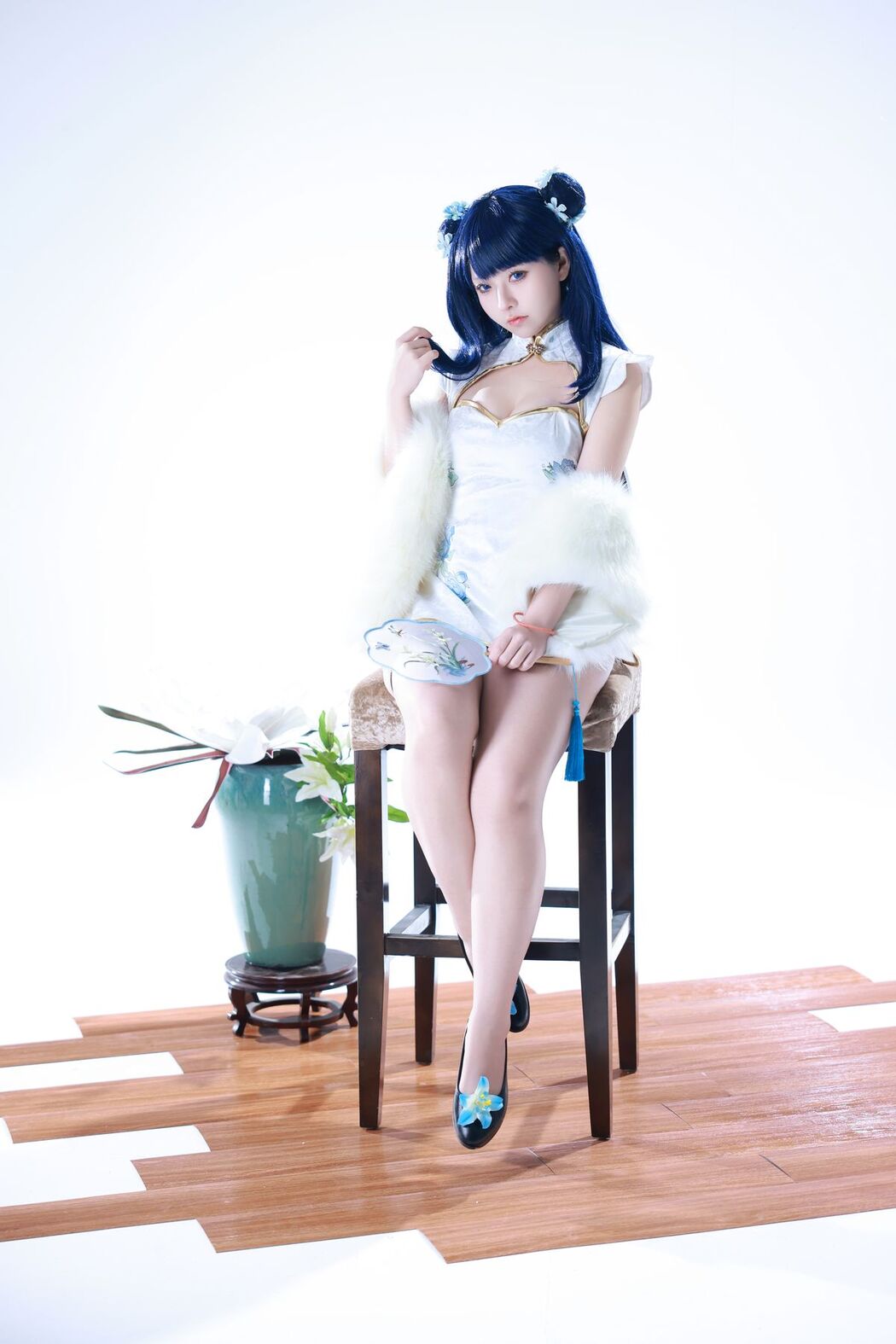 Coser@G44不会受伤 – 宝多六花旗袍 (35P)