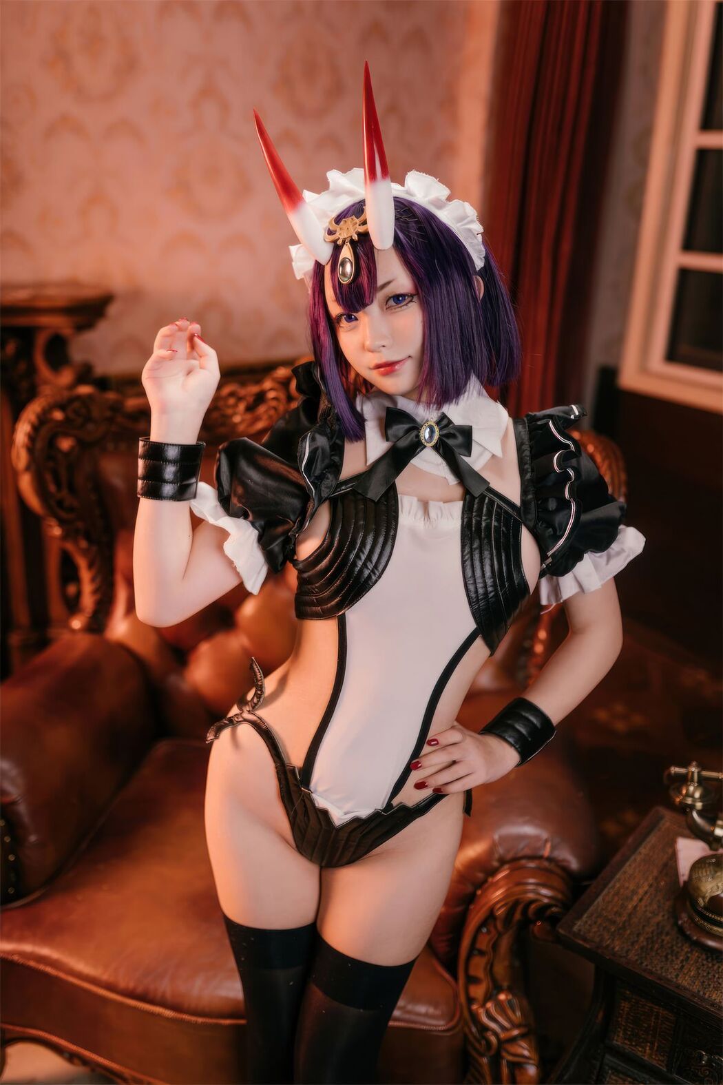 Coser@花铃 – FGO 酒吞童子 女仆 (73P)