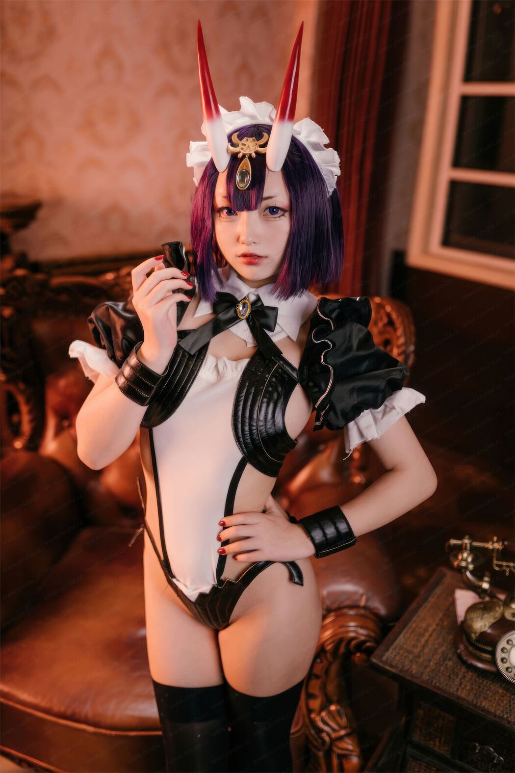 Coser@花铃 – FGO 酒吞童子 女仆 (73P)