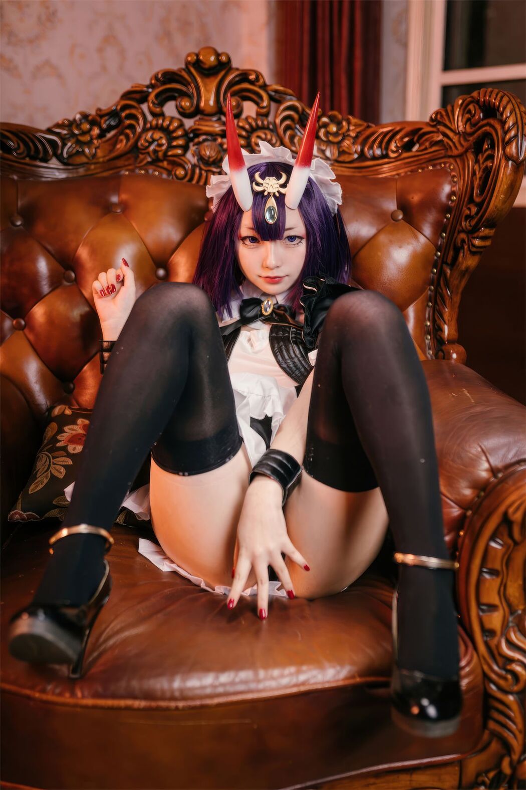 Coser@花铃 – FGO 酒吞童子 女仆 (73P)