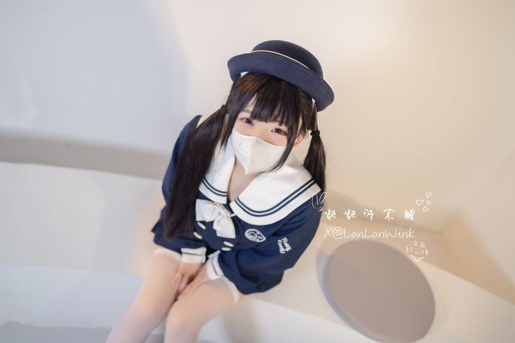 Coser@懒懒睡不醒 – 合法萝莉美少女捆绑白丝jk (41P – 2V)
