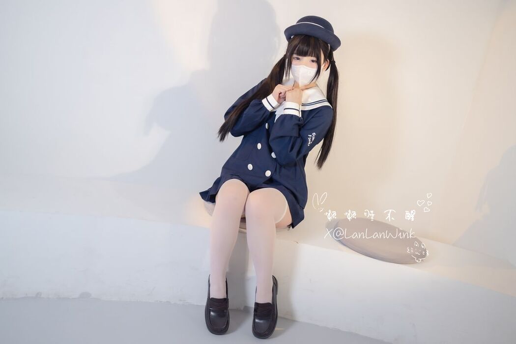 Coser@懒懒睡不醒 – 合法萝莉美少女捆绑白丝jk (41P – 2V)