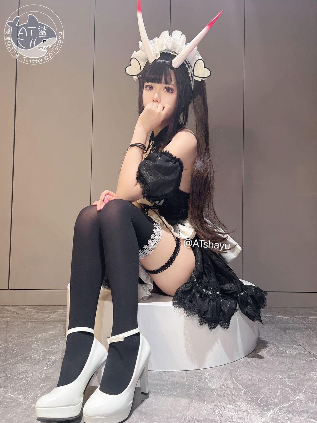 Coser@AT鲨 – 碧蓝航线 能代女仆 (84P – 1V)