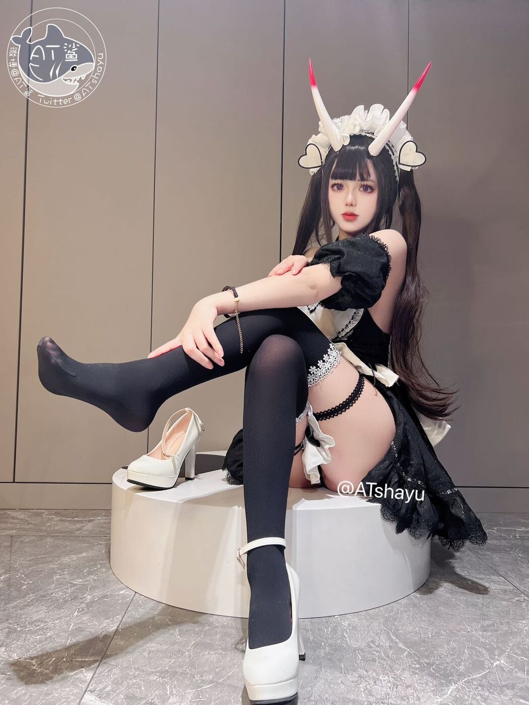 Coser@AT鲨 – 碧蓝航线 能代女仆 (84P – 1V)