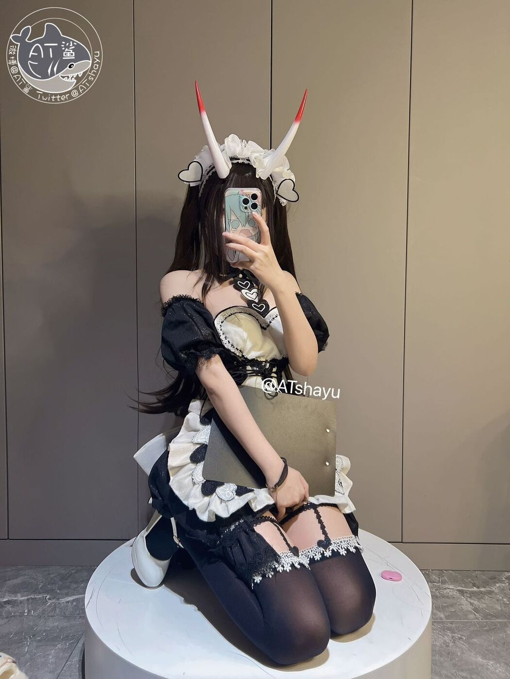 Coser@AT鲨 – 碧蓝航线 能代女仆 (84P – 1V)