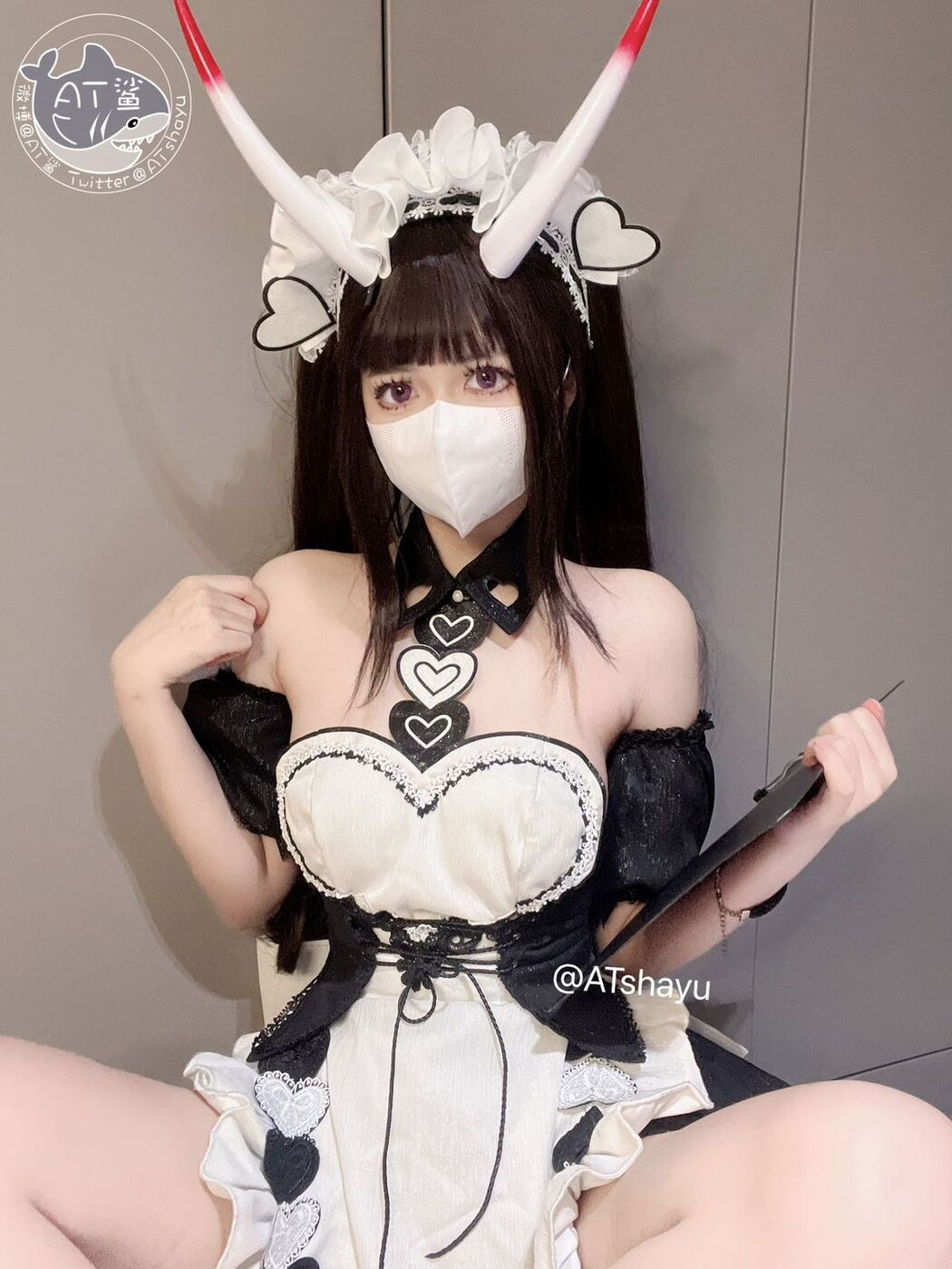 Coser@AT鲨 – 碧蓝航线 能代女仆 (84P – 1V)