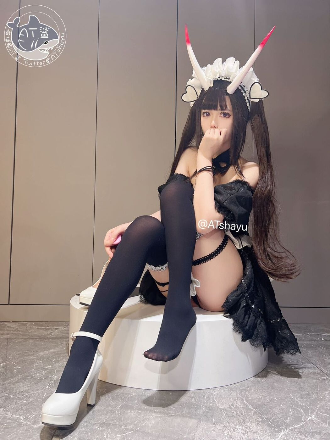 Coser@AT鲨 – 碧蓝航线 能代女仆 (84P – 1V)