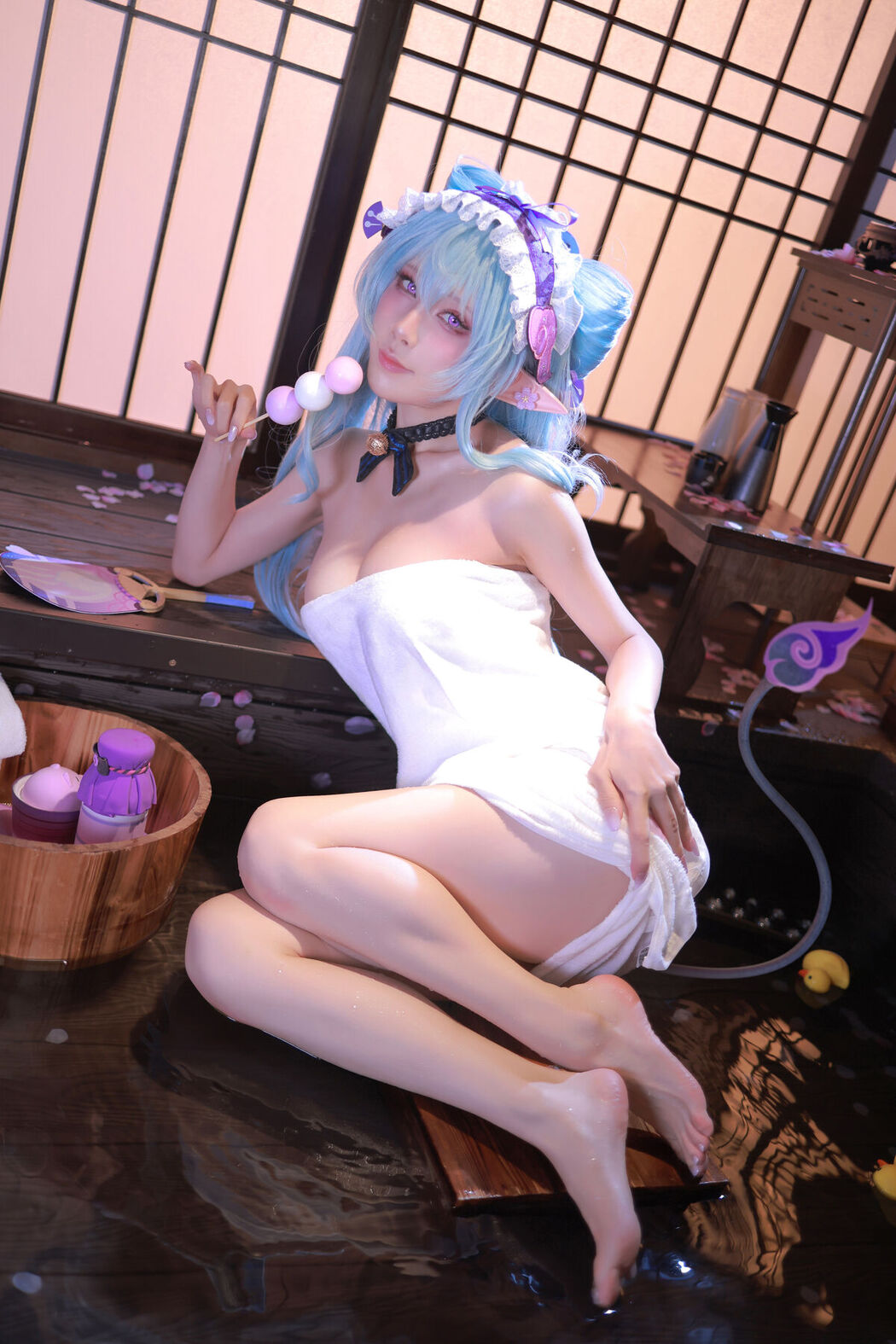 Coser@水淼Aqua – 梦见月瑞希 原神 (70P)